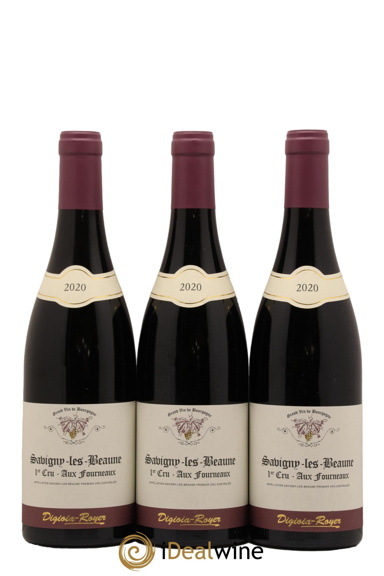 Savigny-lès-Beaune 1er Cru Aux Fourneaux Domaine Digioia Royer 2020 - Lot de 3 bouteilles - 0
