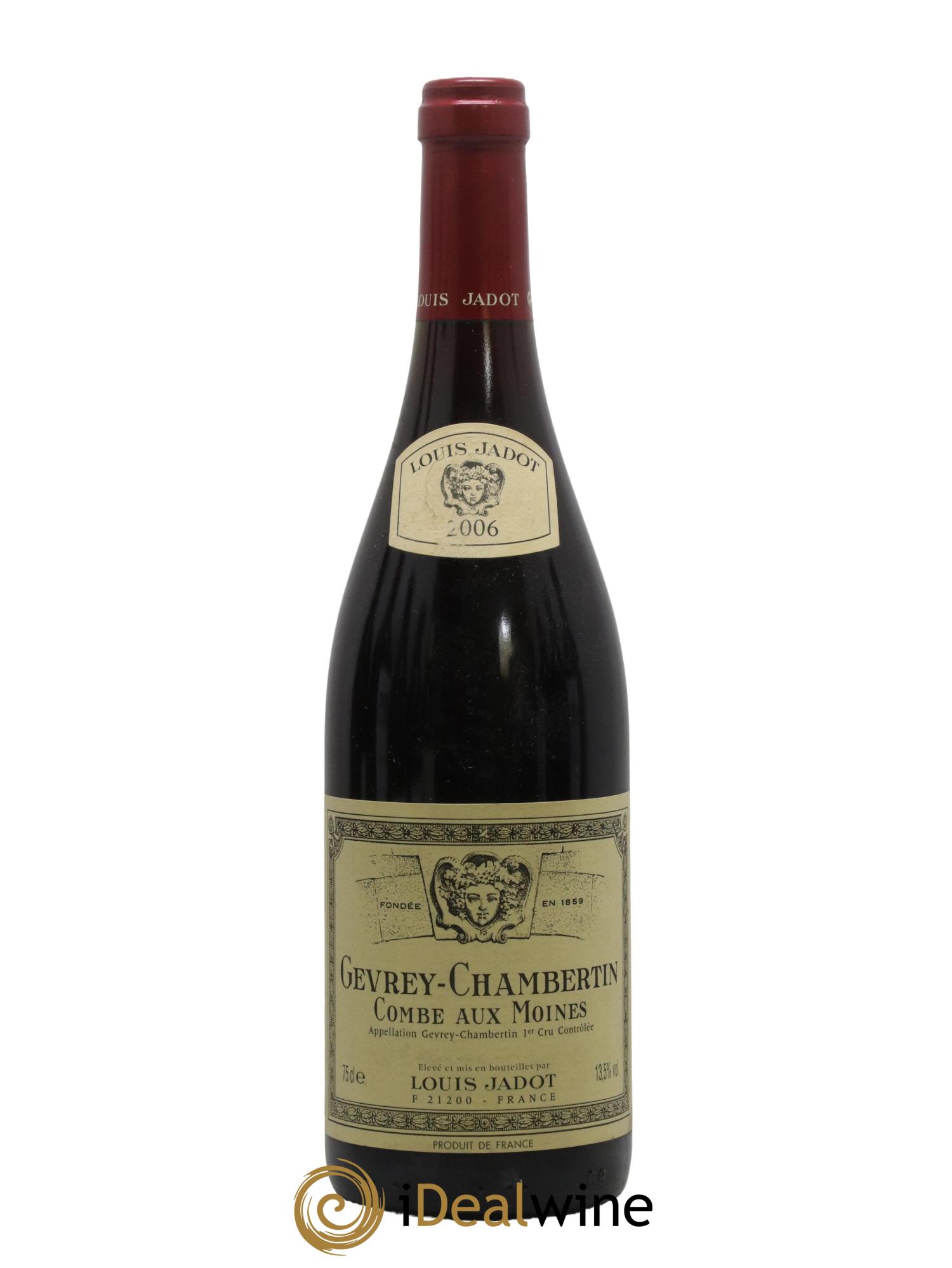 Gevrey-Chambertin 1er Cru Combes Aux Moines Domaine Louis Jadot 2006 - Lot de 1 bouteille - 0
