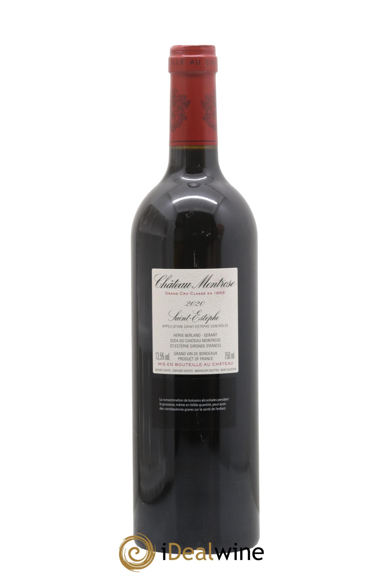 Château Montrose 2ème Grand Cru Classé 2020 - Lot de 1 bouteille - 1