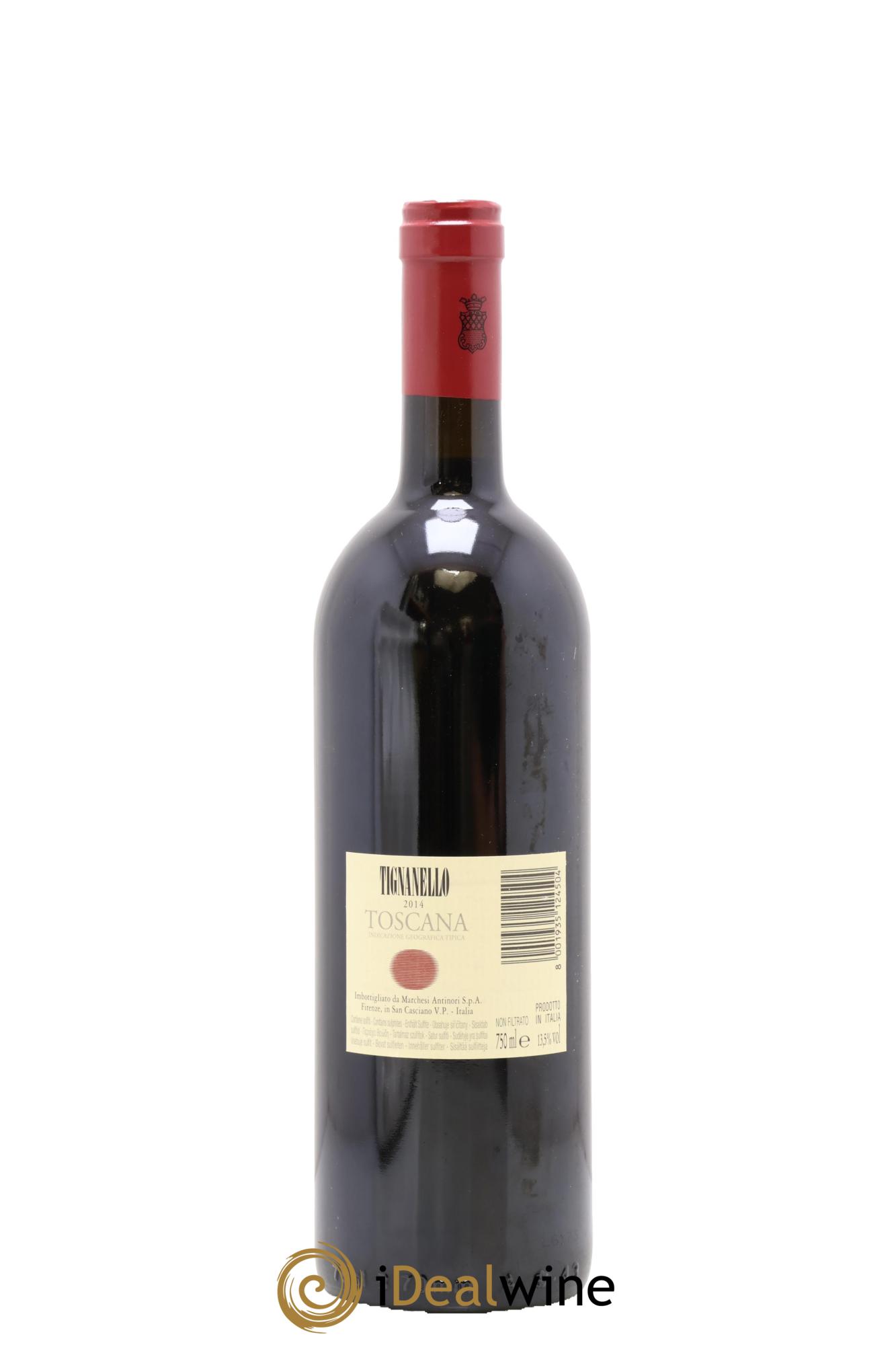 Toscana IGT Tignanello Tenuta Tignanello - Marchesi Antinori 2014 - Lot de 1 bouteille - 1