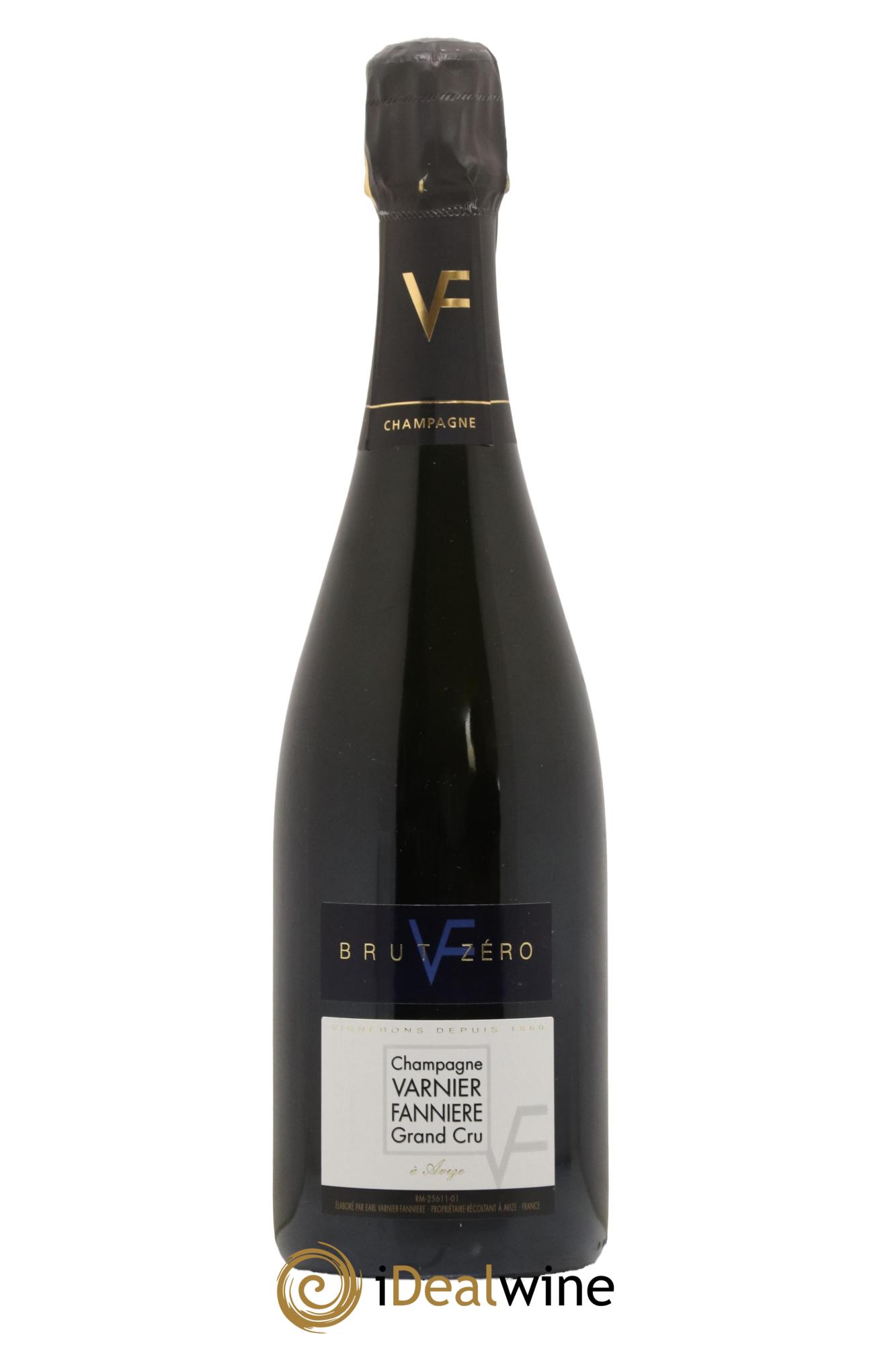 Champagne Grand Cru Brut Zero Maison Varnier Fanniere - Lot de 1 bouteille - 0