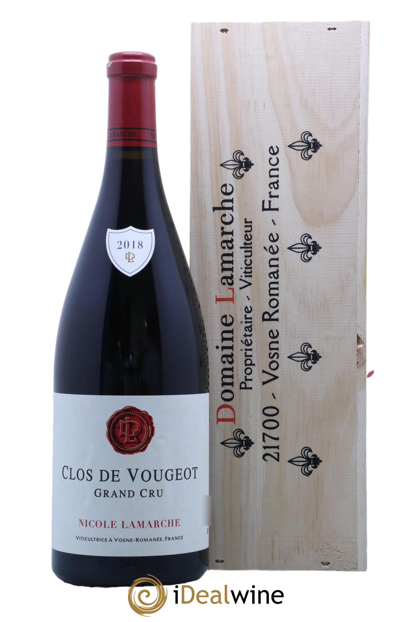 Clos de Vougeot Grand Cru Lamarche (Domaine) 2018 - Lot de 1 magnum - 0