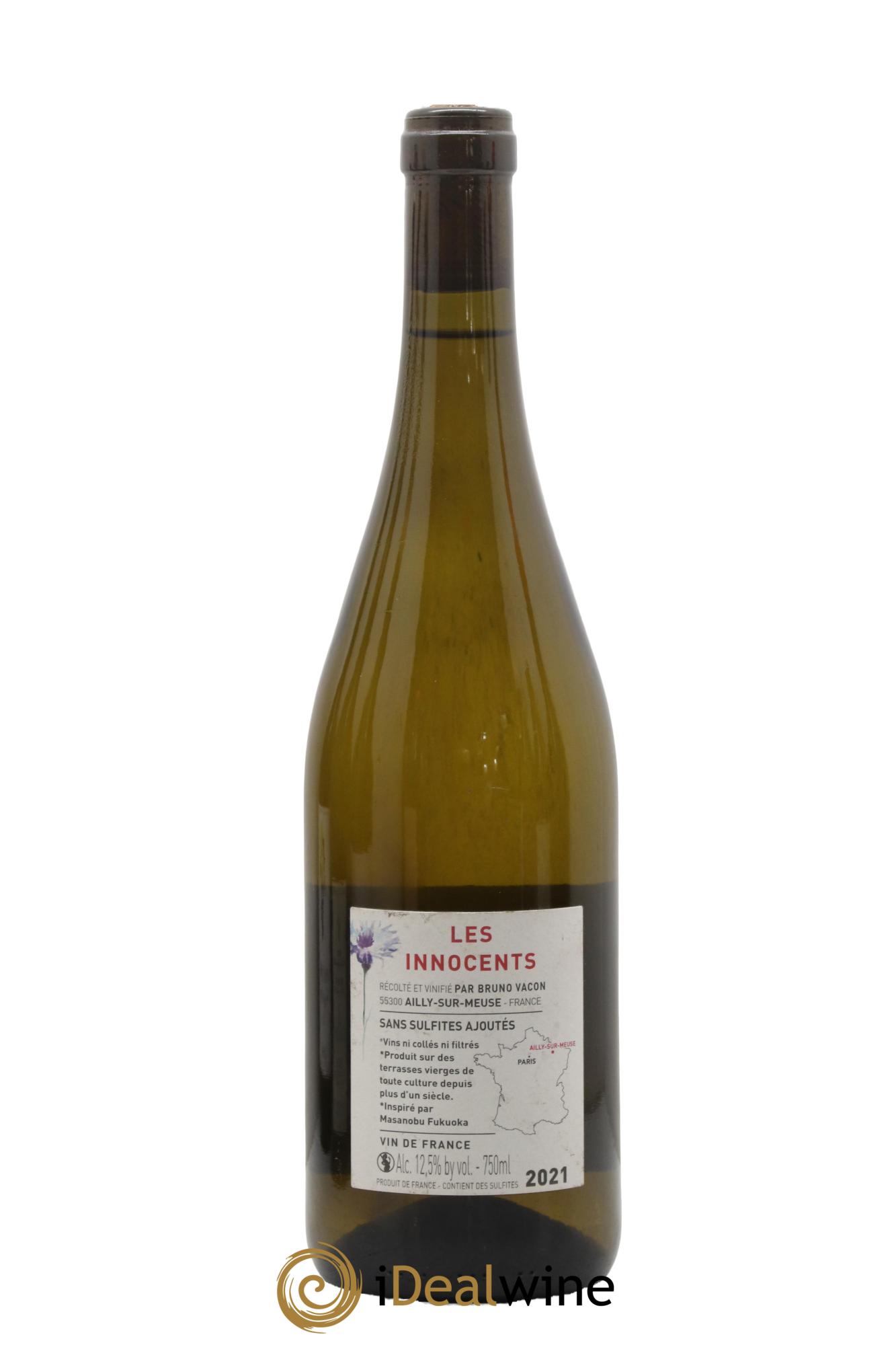 Vin de France En Fraternité Bruno Vacon Domaine Les Innocents 2021 - Lot de 1 bouteille - 1