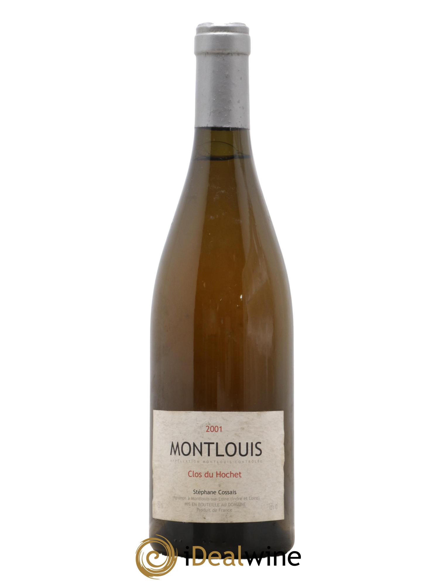 Montlouis-sur-Loire Clos du Hochet Stéphane Cossais 2001 - Lot de 1 bouteille - 0