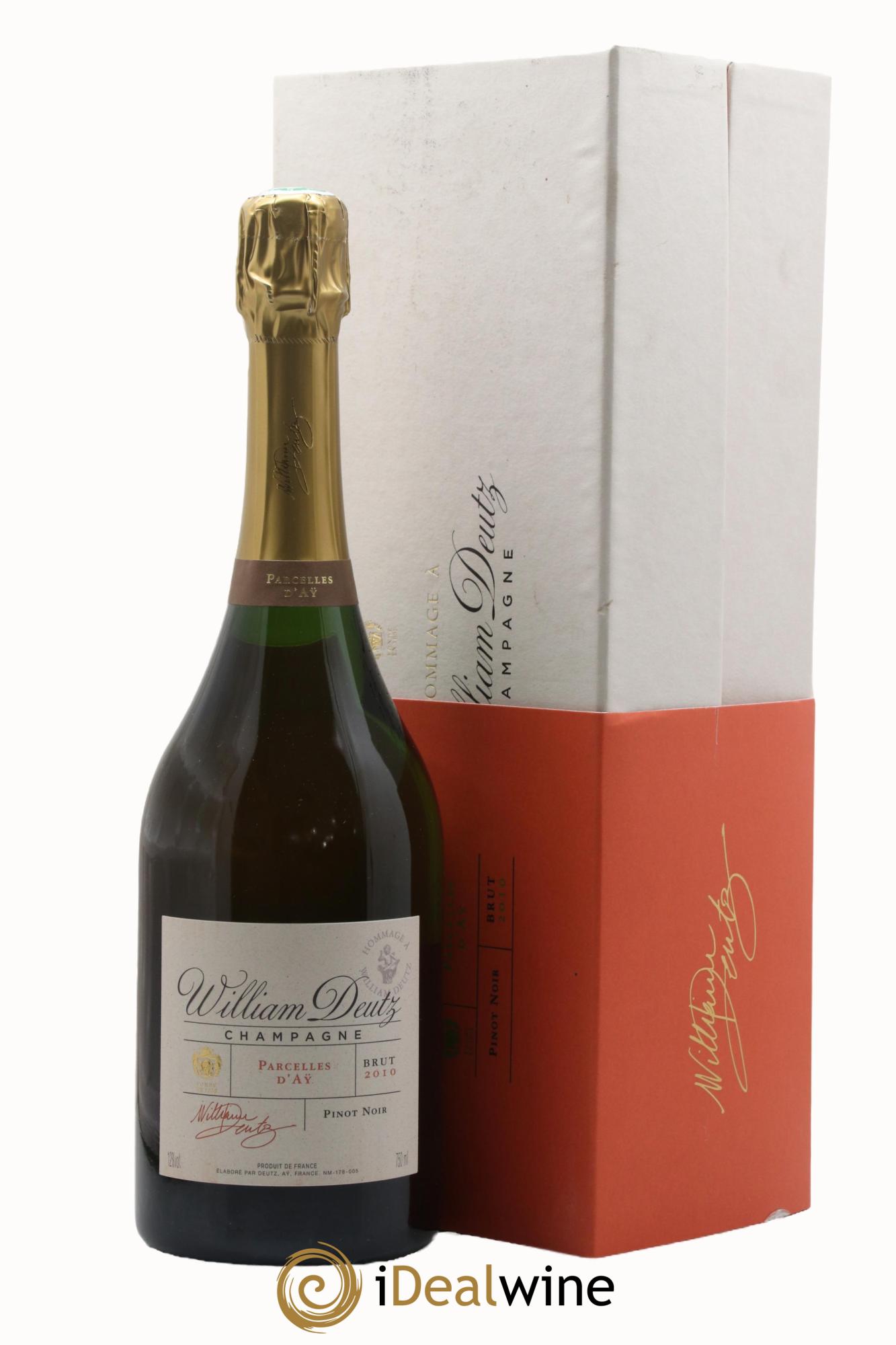 Champagne Parcelles d'Ay Pinot Noir William Deutz 2010 - Lot of 1 bottle - 0