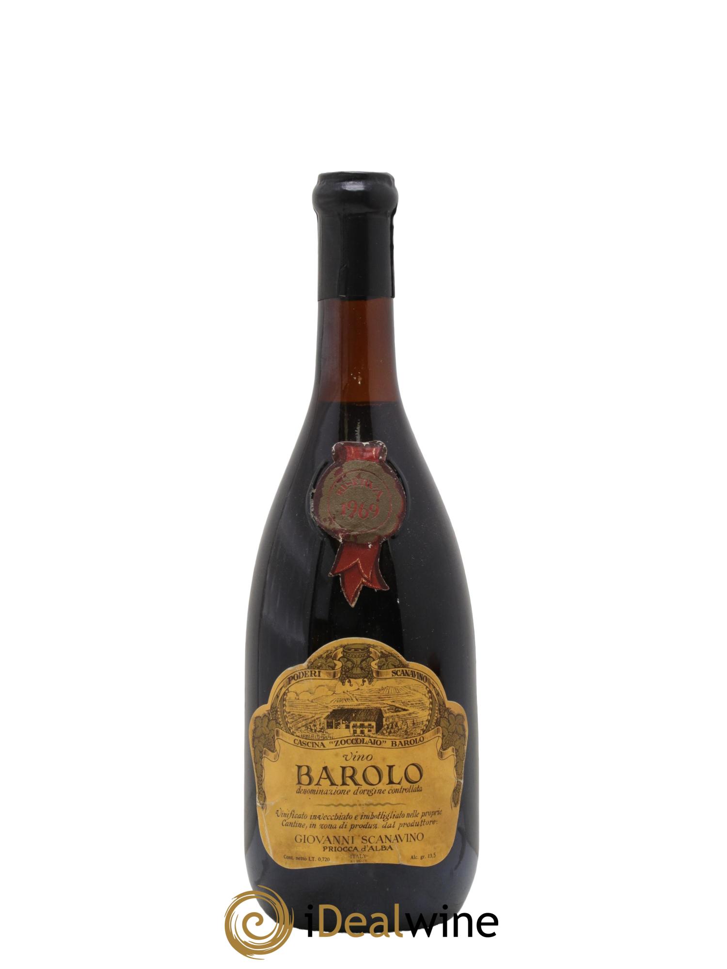 Barolo Riserva Scanavino Giovanni 1969 - Posten von 1 Flasche - 0