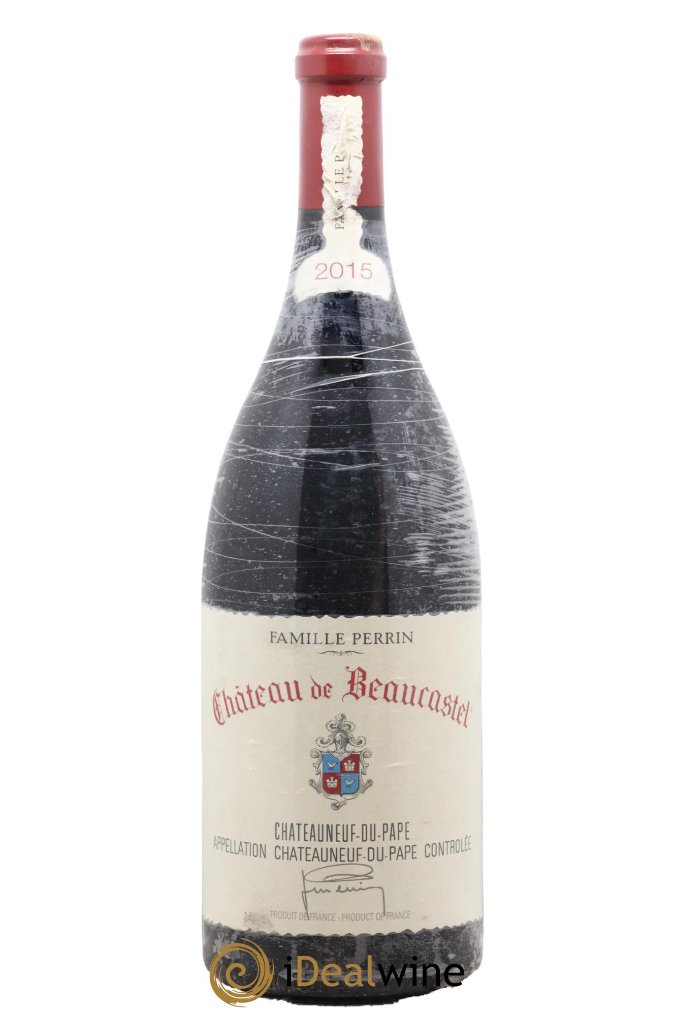 Châteauneuf-du-Pape Château de Beaucastel Famille Perrin 2015 - Lot of 1 magnum - 0