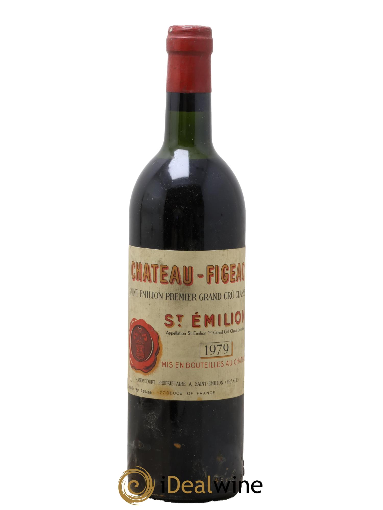 Château Figeac 1er Grand Cru Classé A 1979 - Posten von 1 Flasche - 0