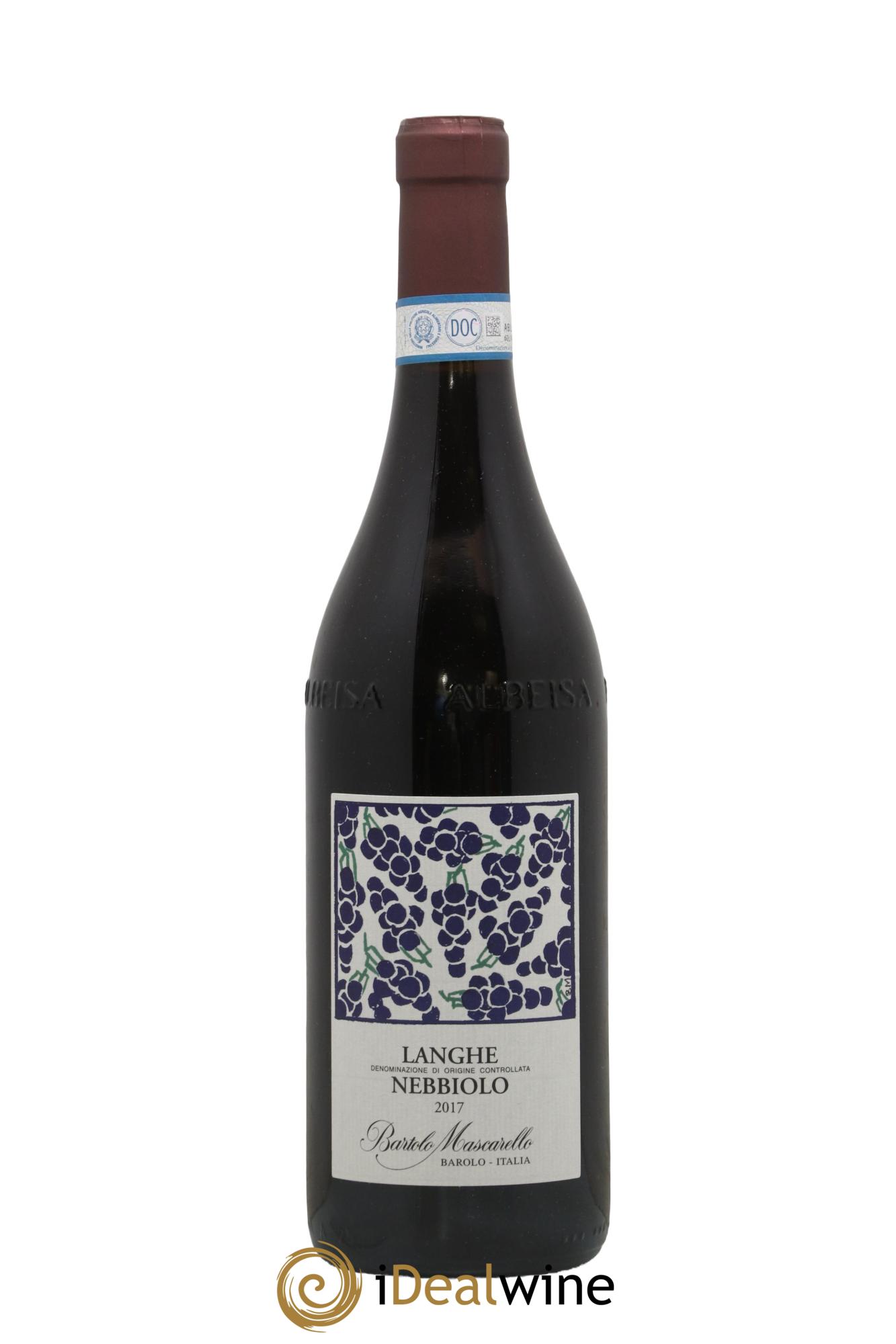 Langhe DOC Nebbiolo Bartolo Mascarello 2017 - Lot de 1 bouteille - 0