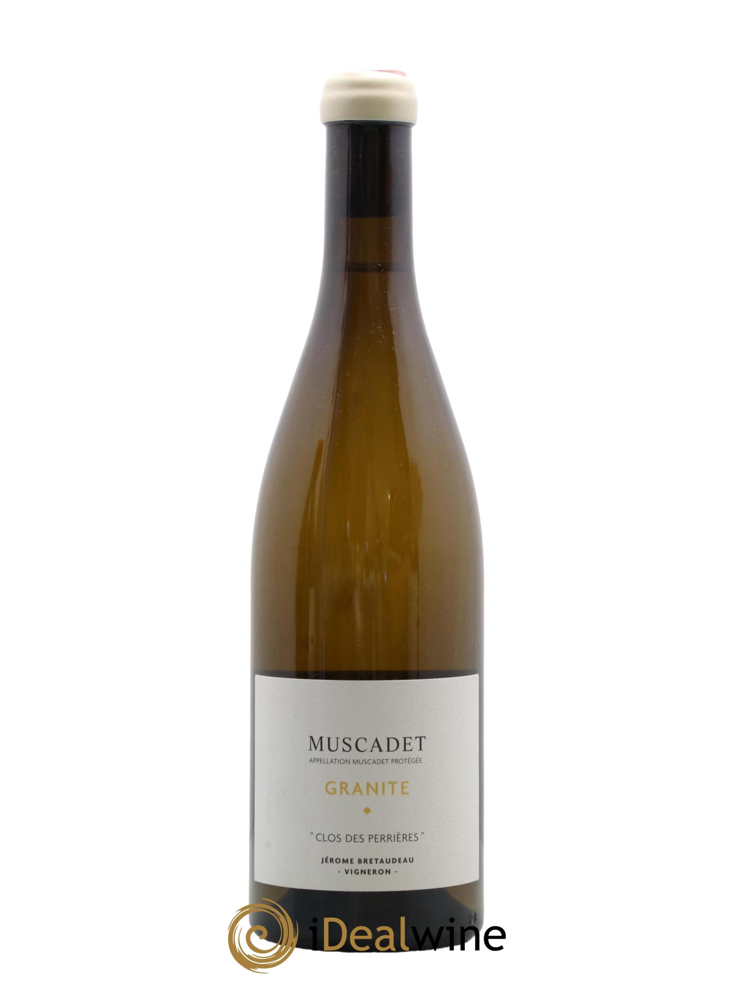 Muscadet-Sèvre-et-Maine Granite Clos des Perrières Jérôme Bretaudeau - Domaine de Bellevue 2020 - Lot de 1 bouteille - 0