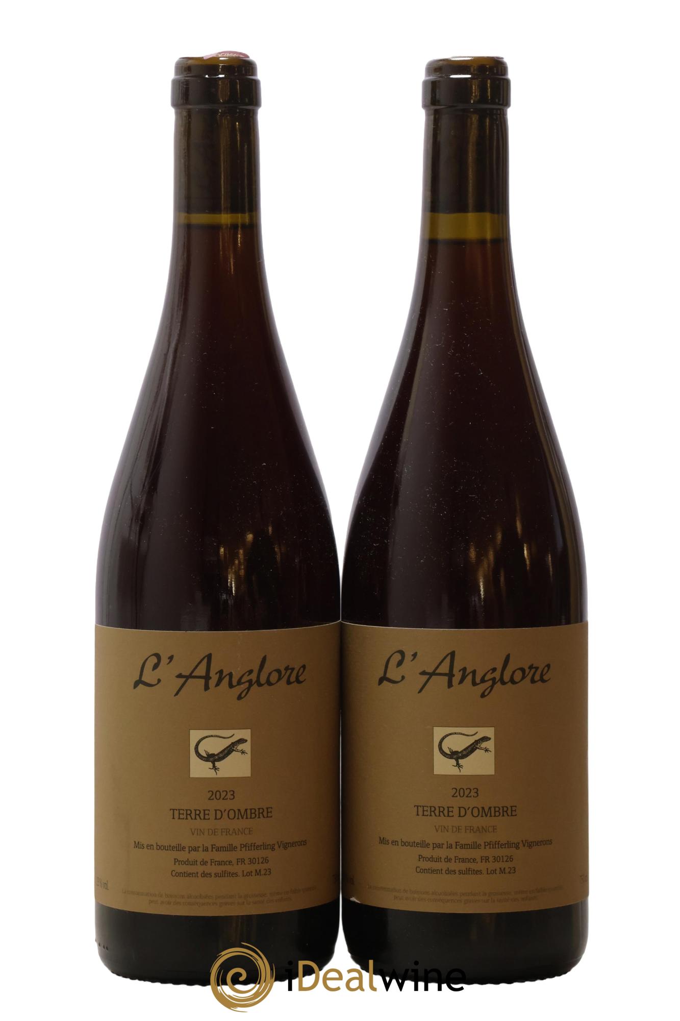 Vin de France Terre d'Ombre L'Anglore 2023 - Lot de 2 bouteilles - 0