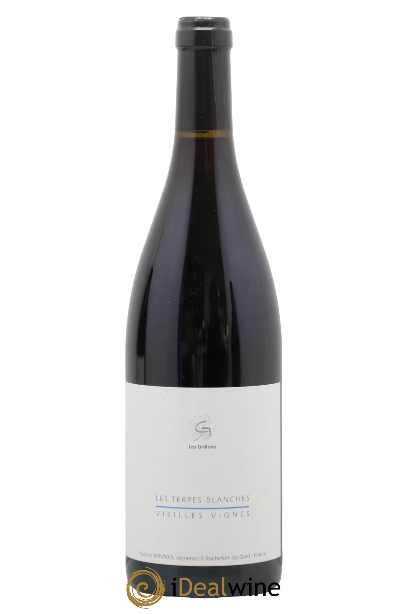 Vin de France Les Terres Blanches Vieilles vignes Clos des Grillons 2018 - Lot de 1 bouteille - 0