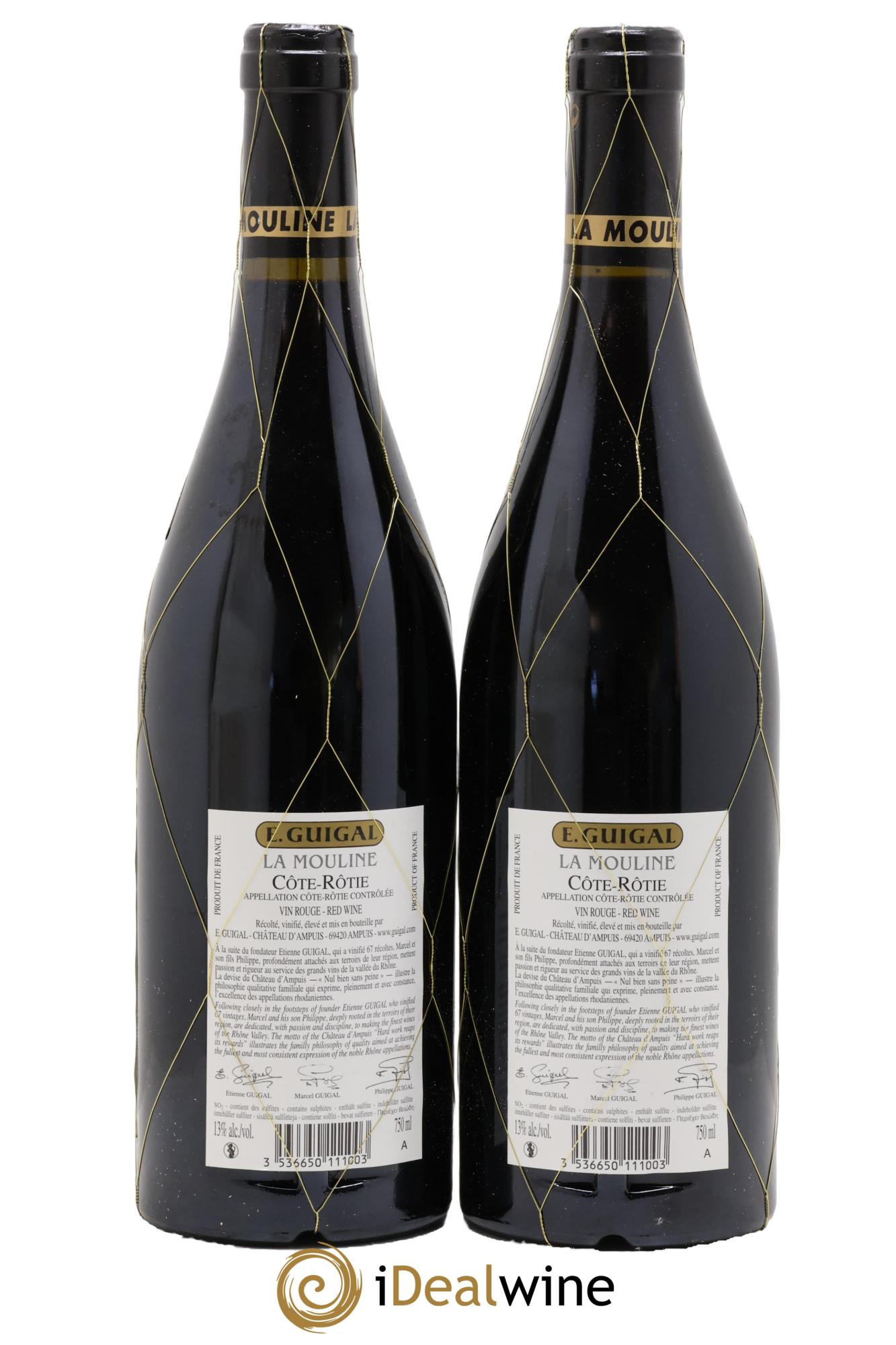 Côte-Rôtie La Mouline Guigal 2011 - Lot de 2 bouteilles - 1