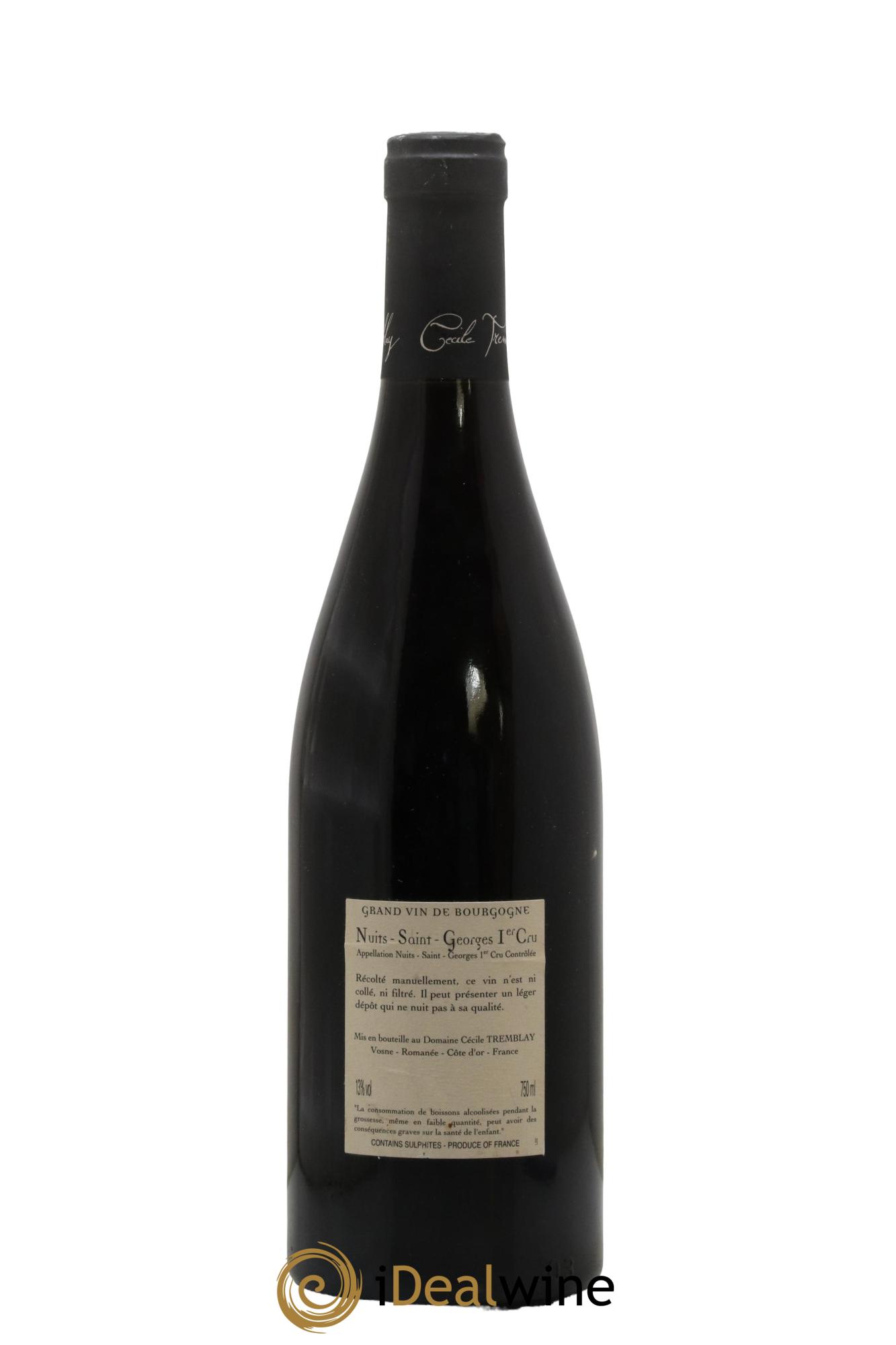 Nuits-Saint-Georges 1er Cru Les Murgers Cécile Tremblay 2012 - Lotto di 1 bottiglia - 1