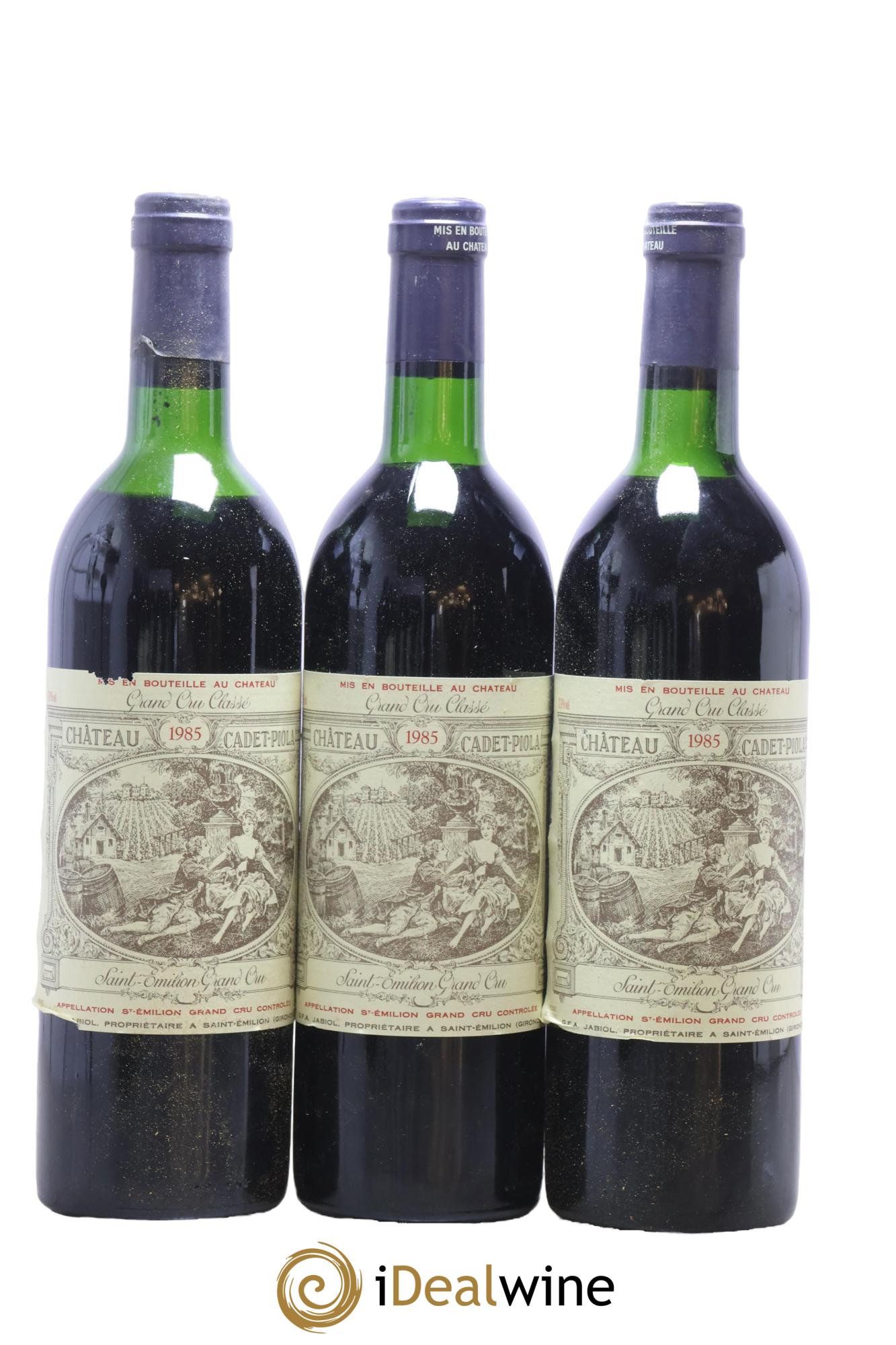 Château Cadet Piola Grand Cru Classé 1985 - Lot of 12 bottles - 3