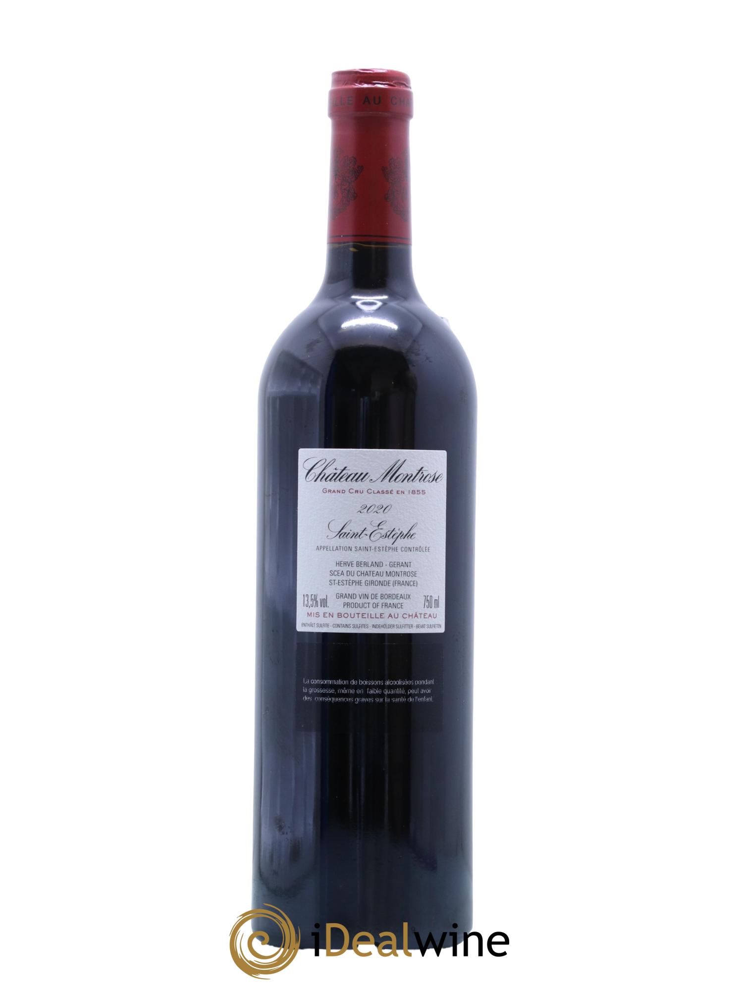 Château Montrose 2ème Grand Cru Classé 2020 - Lot de 1 bouteille - 1