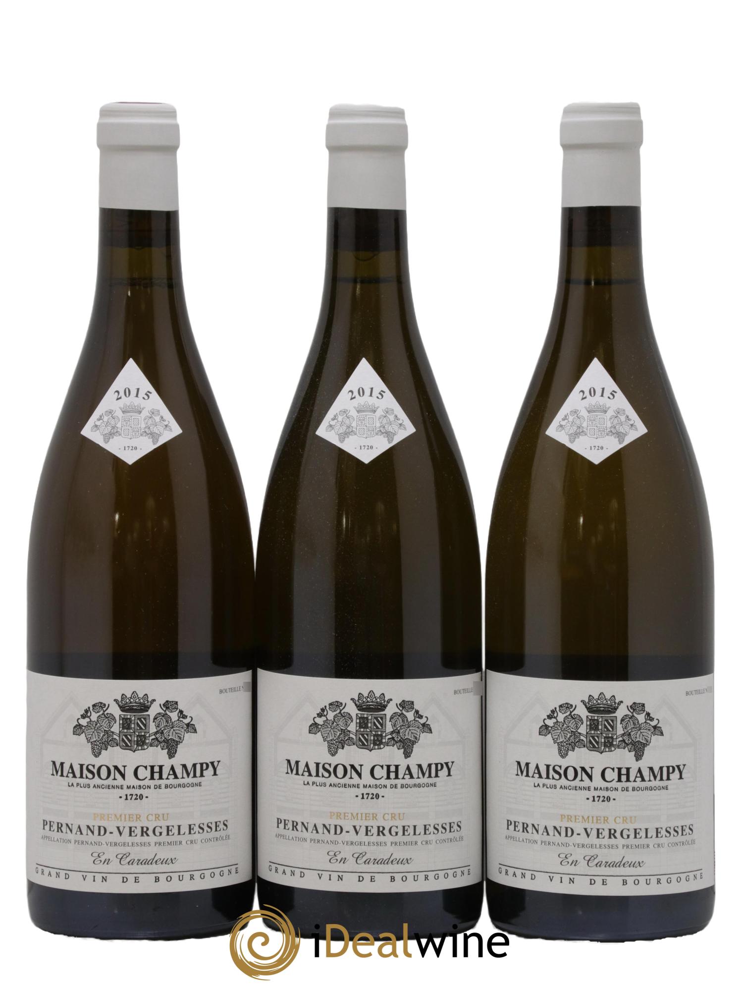Pernand-Vergelesses 1er Cru En Caradeux Maison Champy 2015 - Lot de 3 bouteilles - 0
