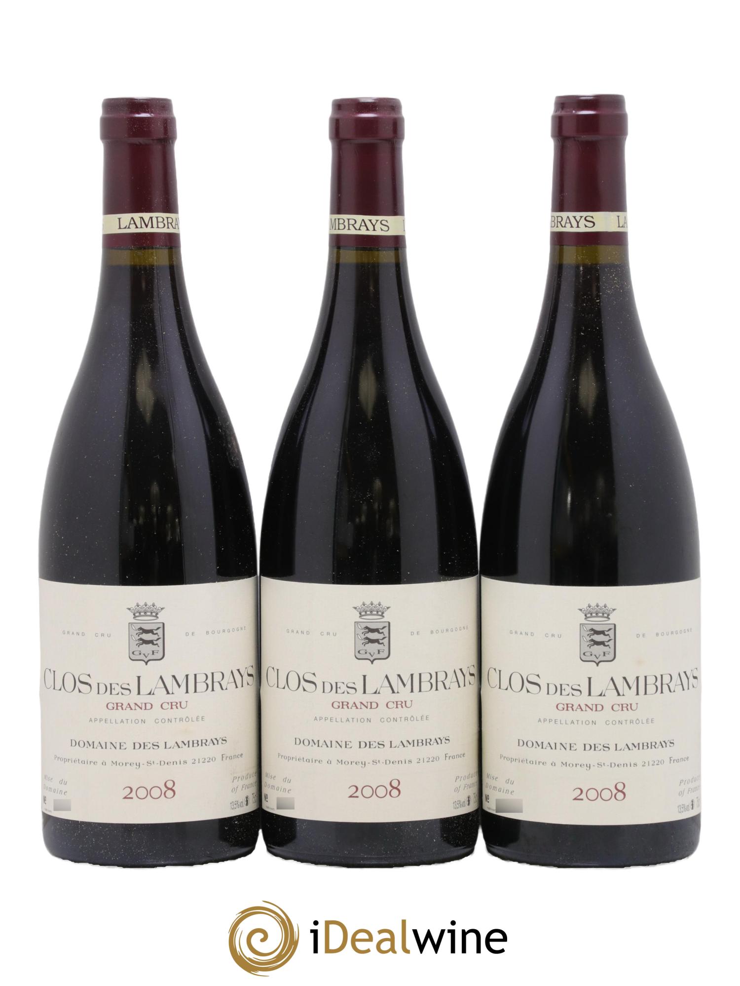 Clos des Lambrays Grand Cru Domaine des Lambrays 2008 - Posten von 6 Flaschen - 2