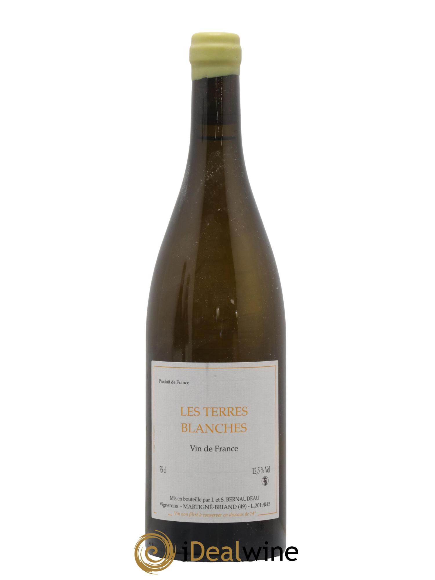Vin de France Les Terres Blanches Stéphane Bernaudeau 2019 - Lot de 1 bouteille - 0
