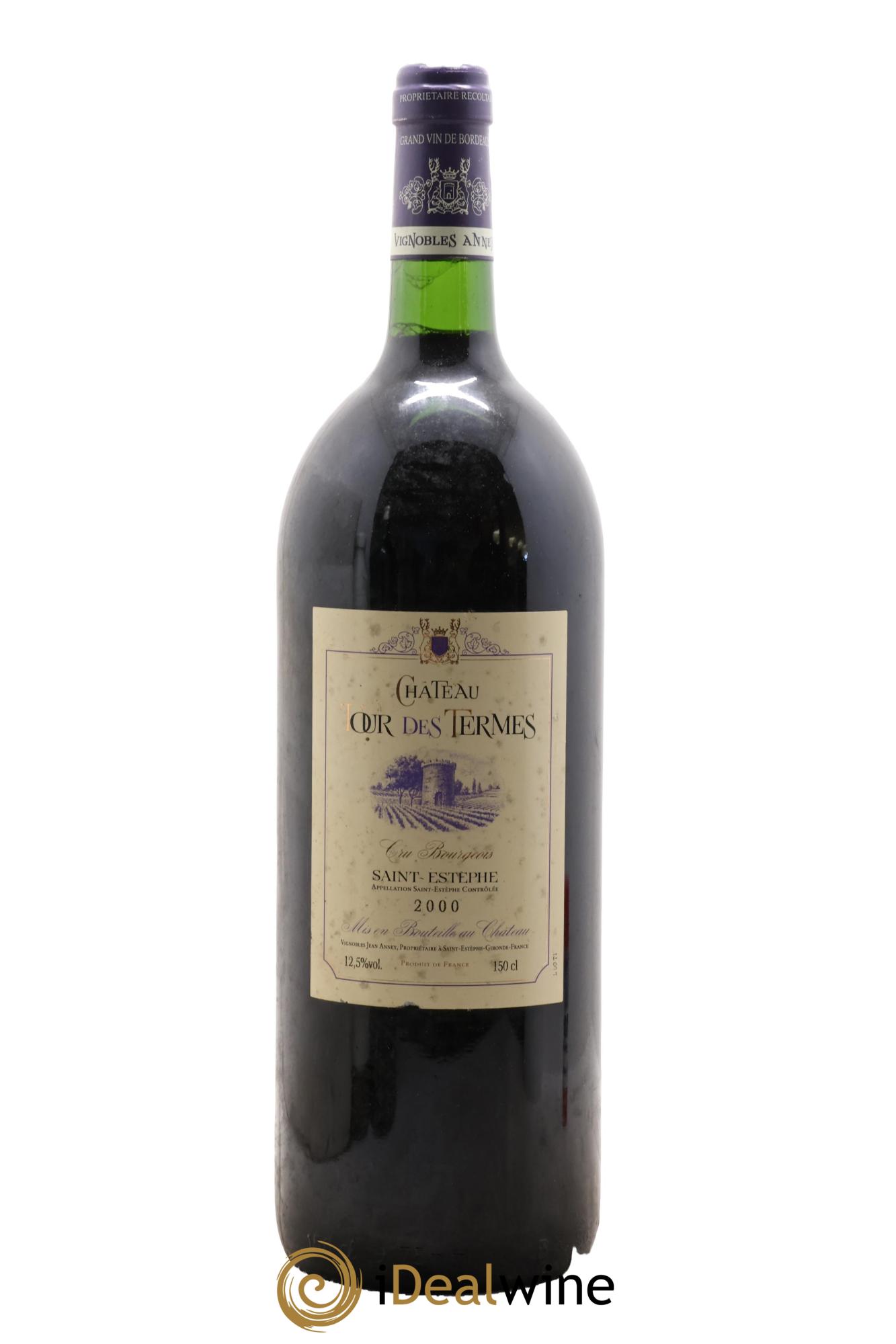 Château Tour des Termes Cru Bourgeois 2000 - Lotto di 1 magnum - 0