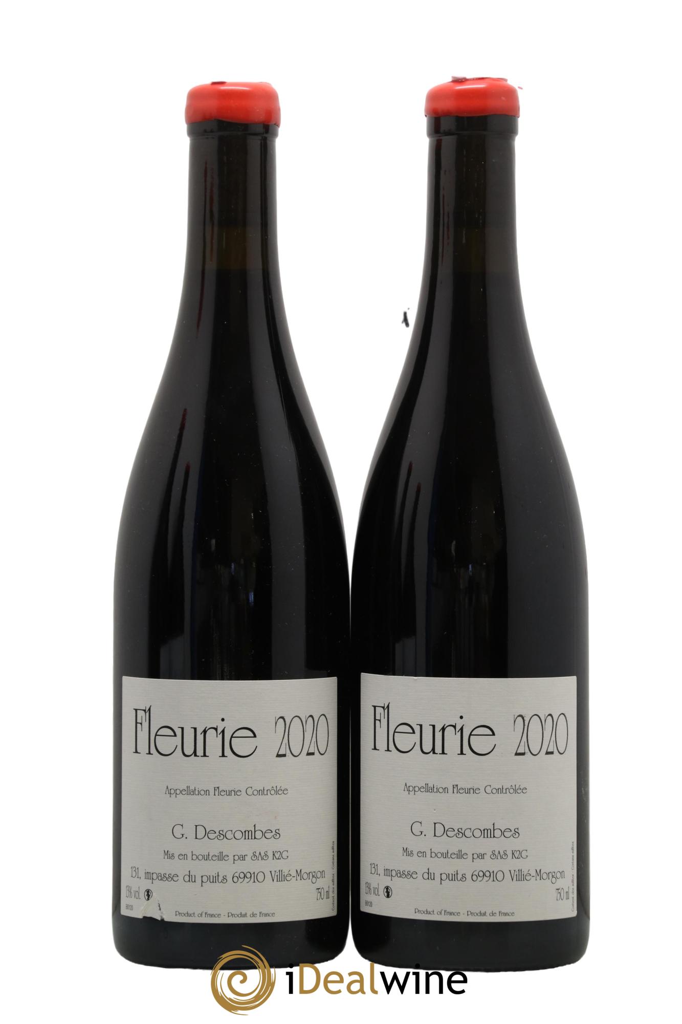Fleurie Vieilles vignes Georges Descombes (Domaine) 2020 - Lot de 2 bouteilles - 0