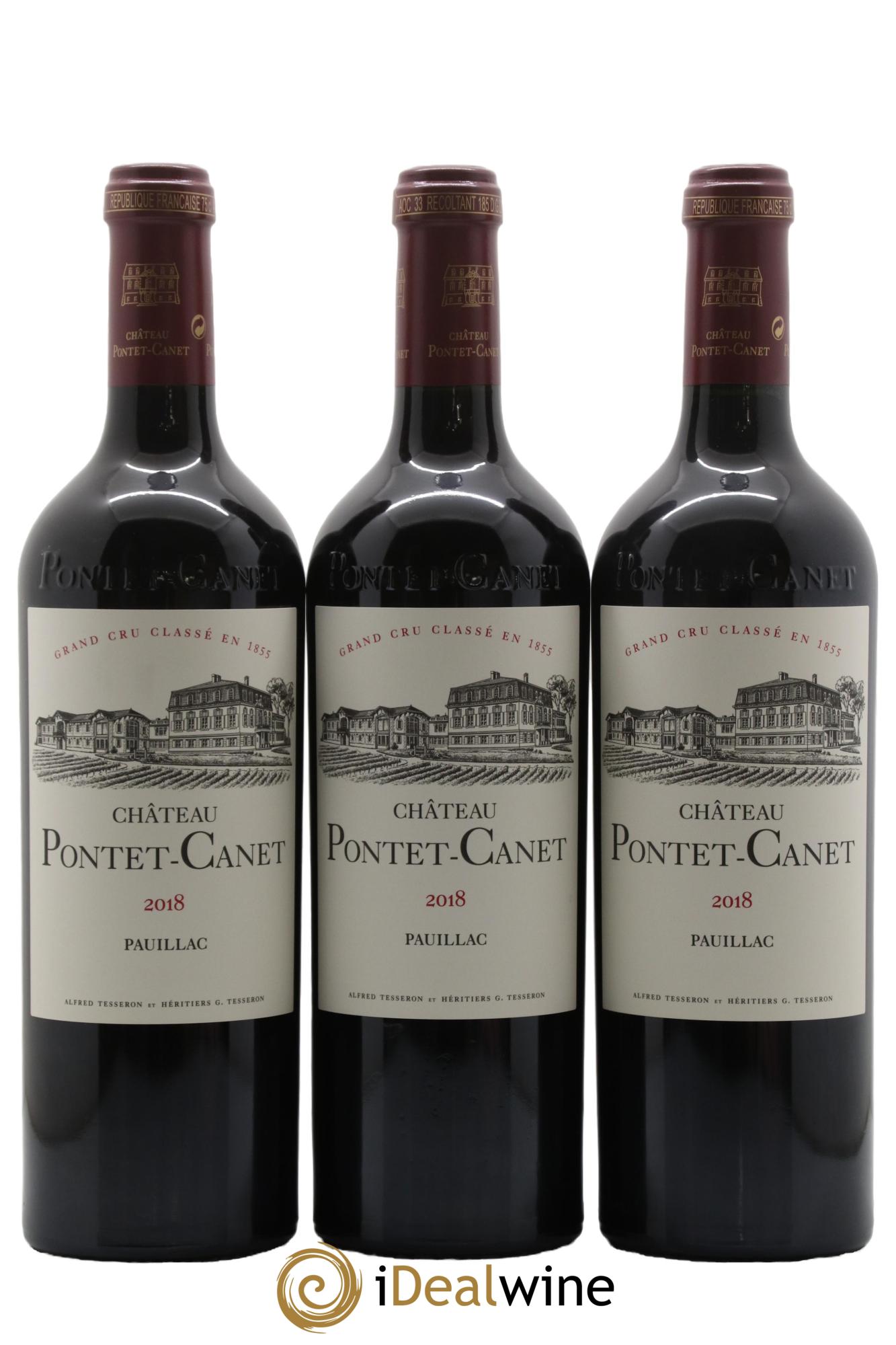 Château Pontet Canet 5ème Grand Cru Classé  2018 - Lotto di 6 bottiglie - 1