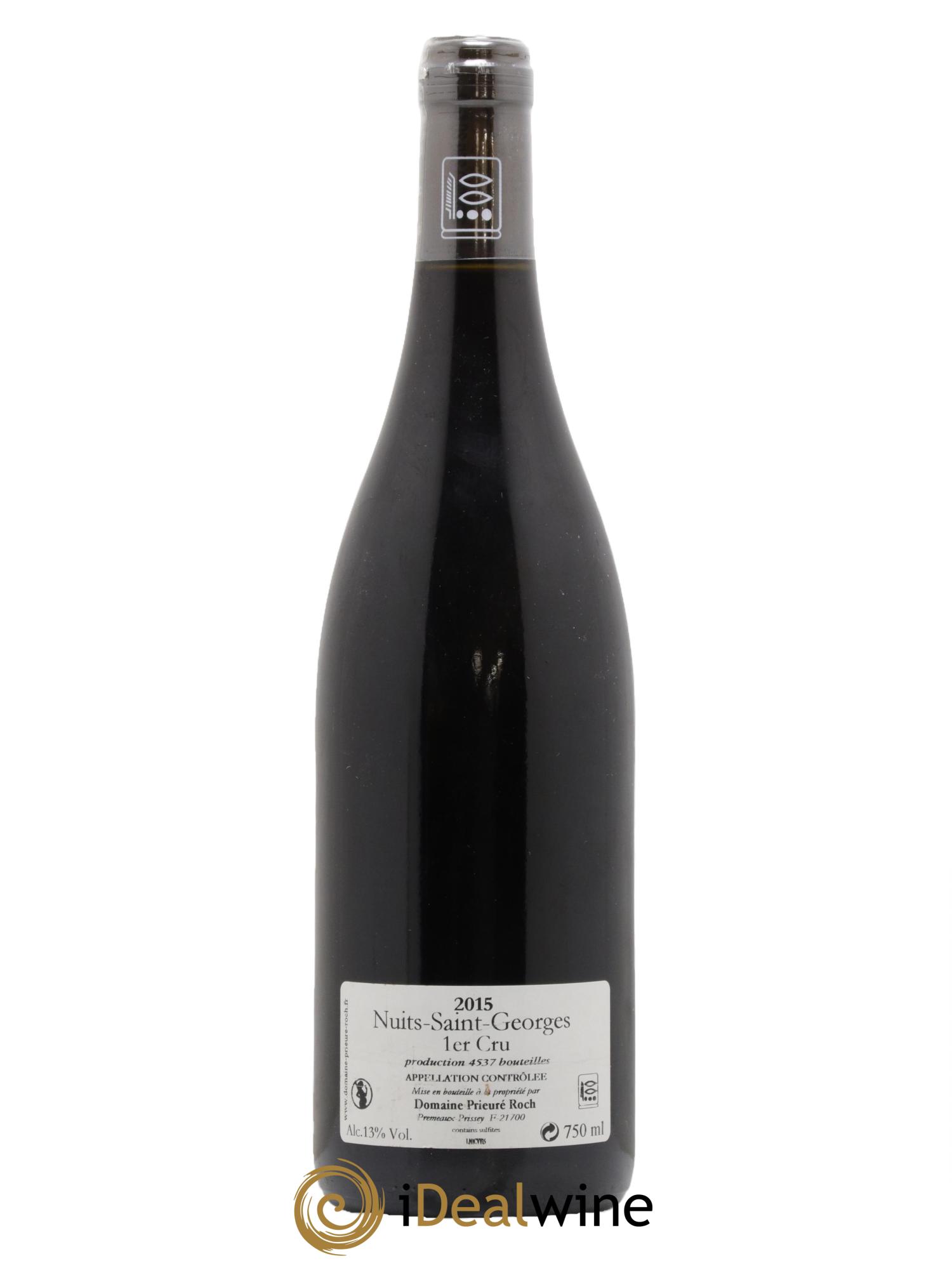 Nuits-Saint-Georges 1er Cru Vieilles Vignes Prieuré Roch 2015 - Lot de 1 bouteille - 1