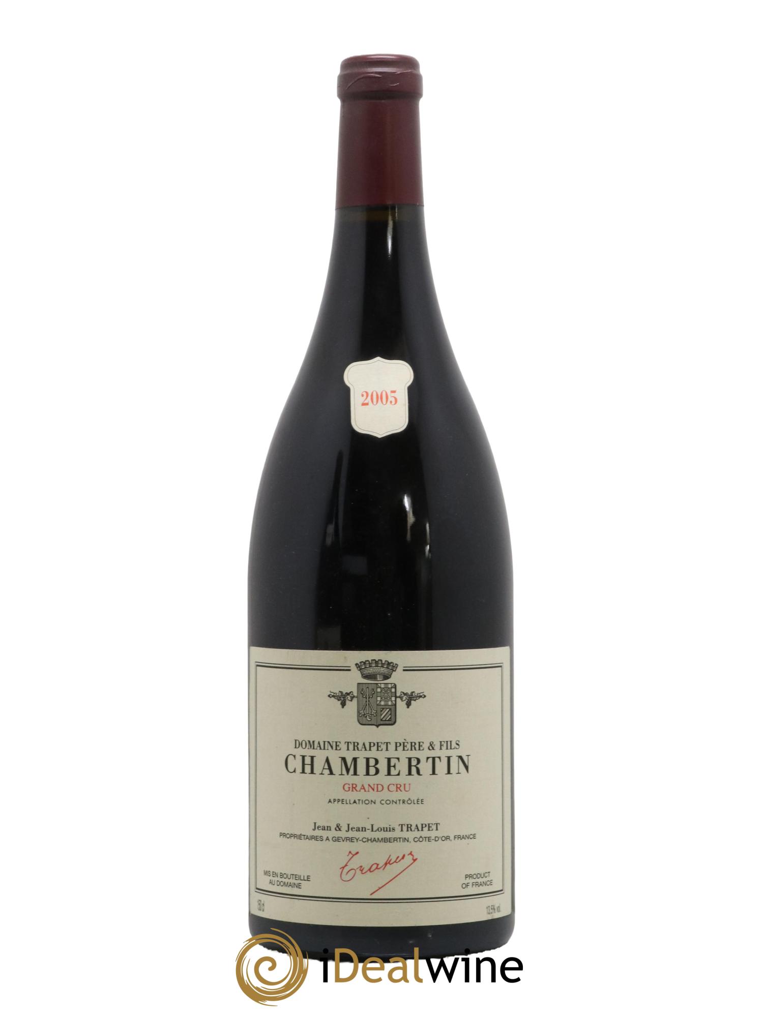 Chambertin Grand Cru Domaine Trapet 2005 - Lot de 1 magnum - 0