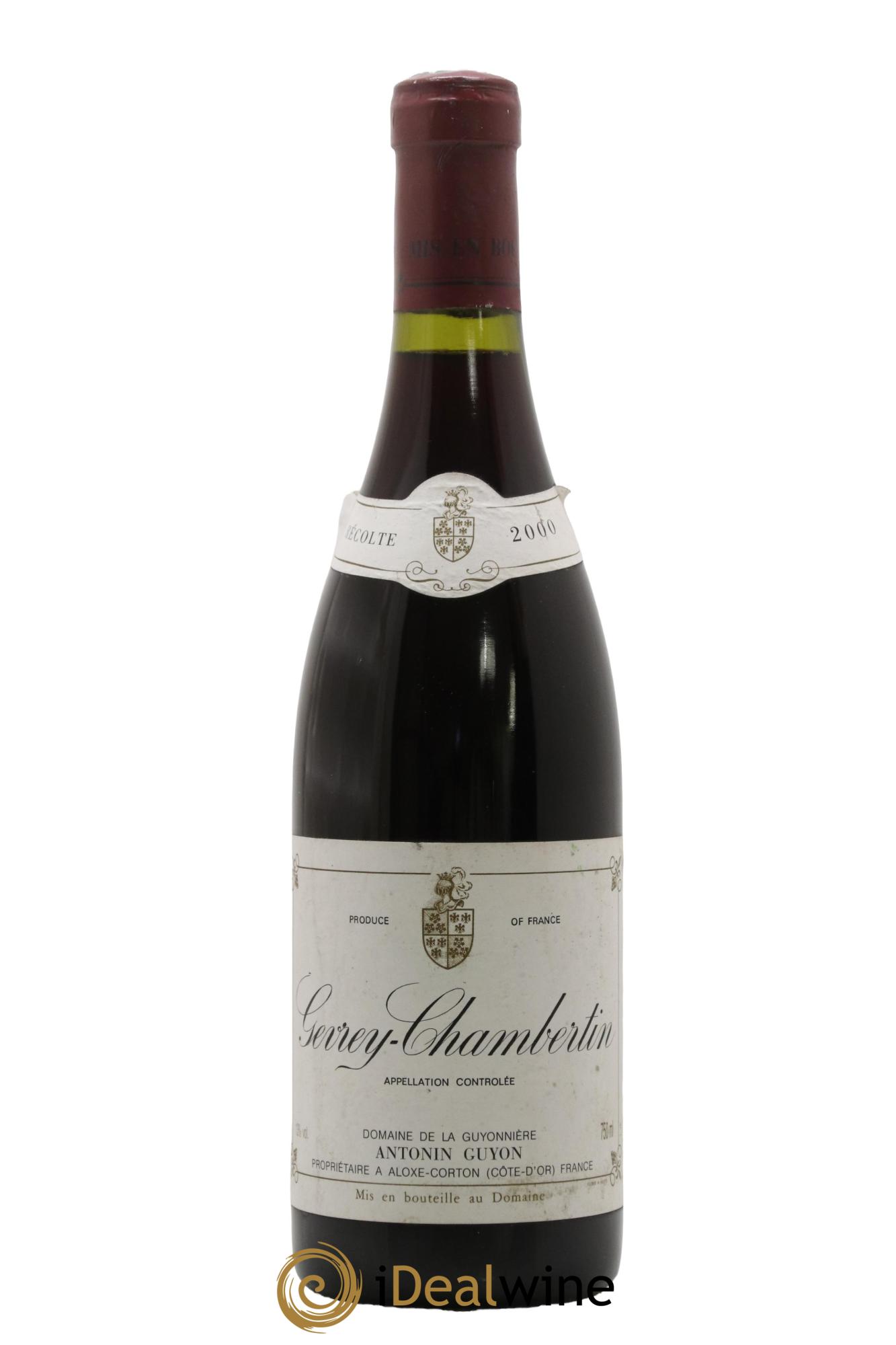 Gevrey-Chambertin Antonin Guyon 2000 - Lot de 1 bouteille - 0