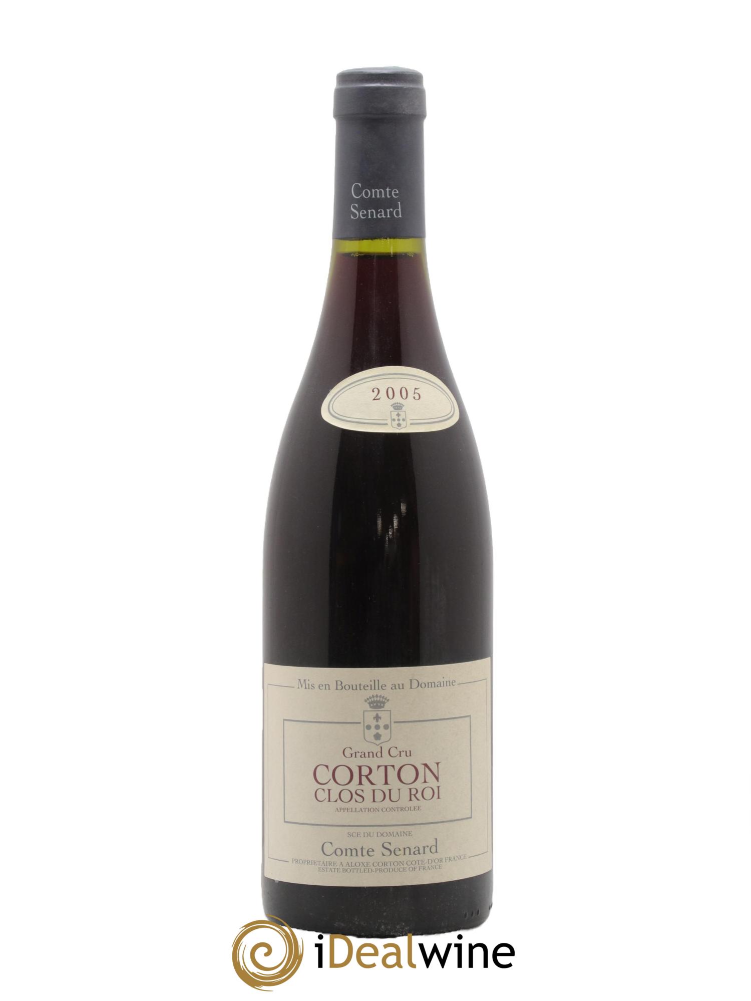 Corton Grand Cru Clos du Roi Comte Senard 2005 - Lot de 1 bouteille - 0