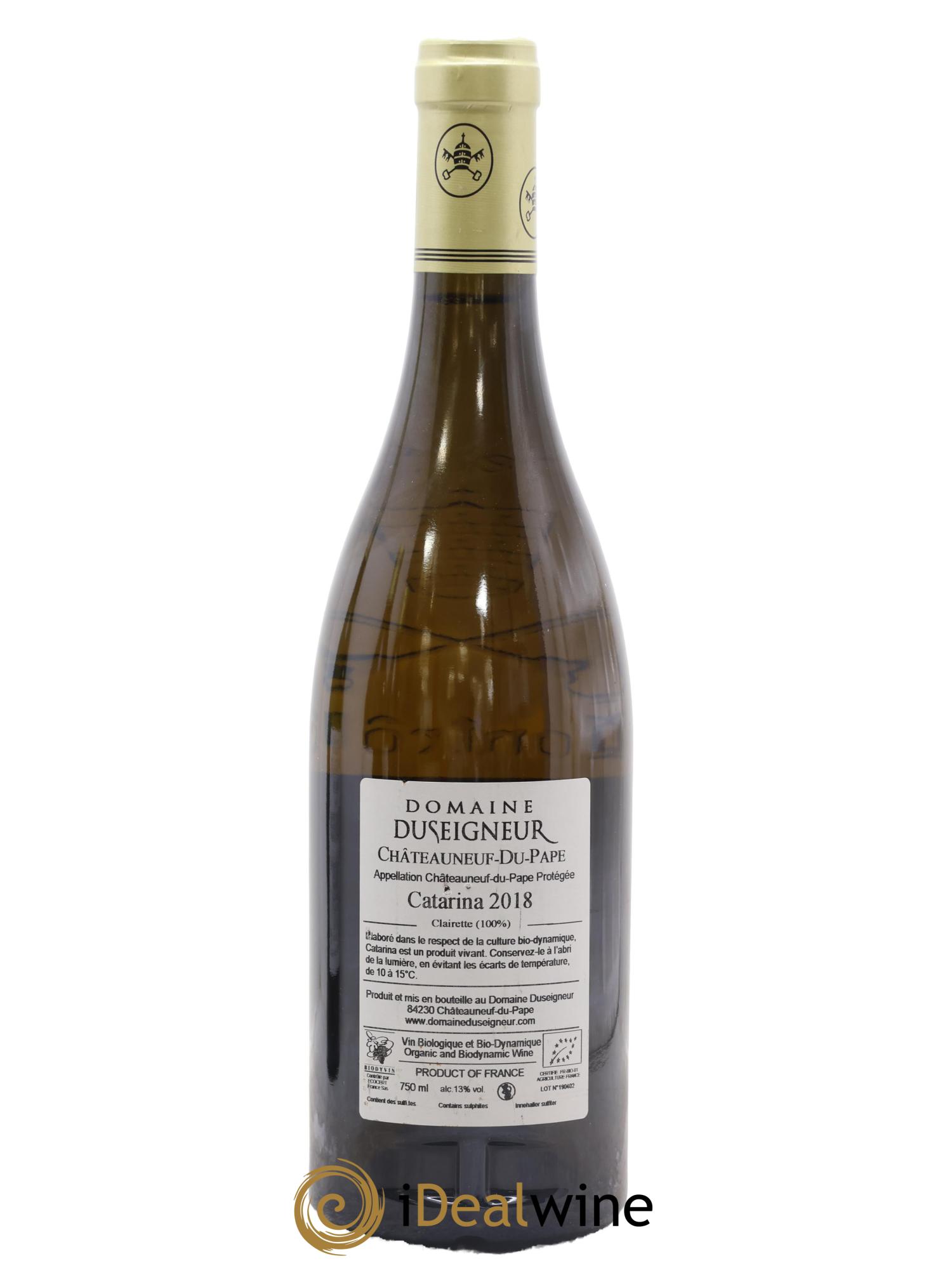 Châteauneuf-du-Pape Catarina Domaine Duseineur 2018 - Posten von 1 Flasche - 1