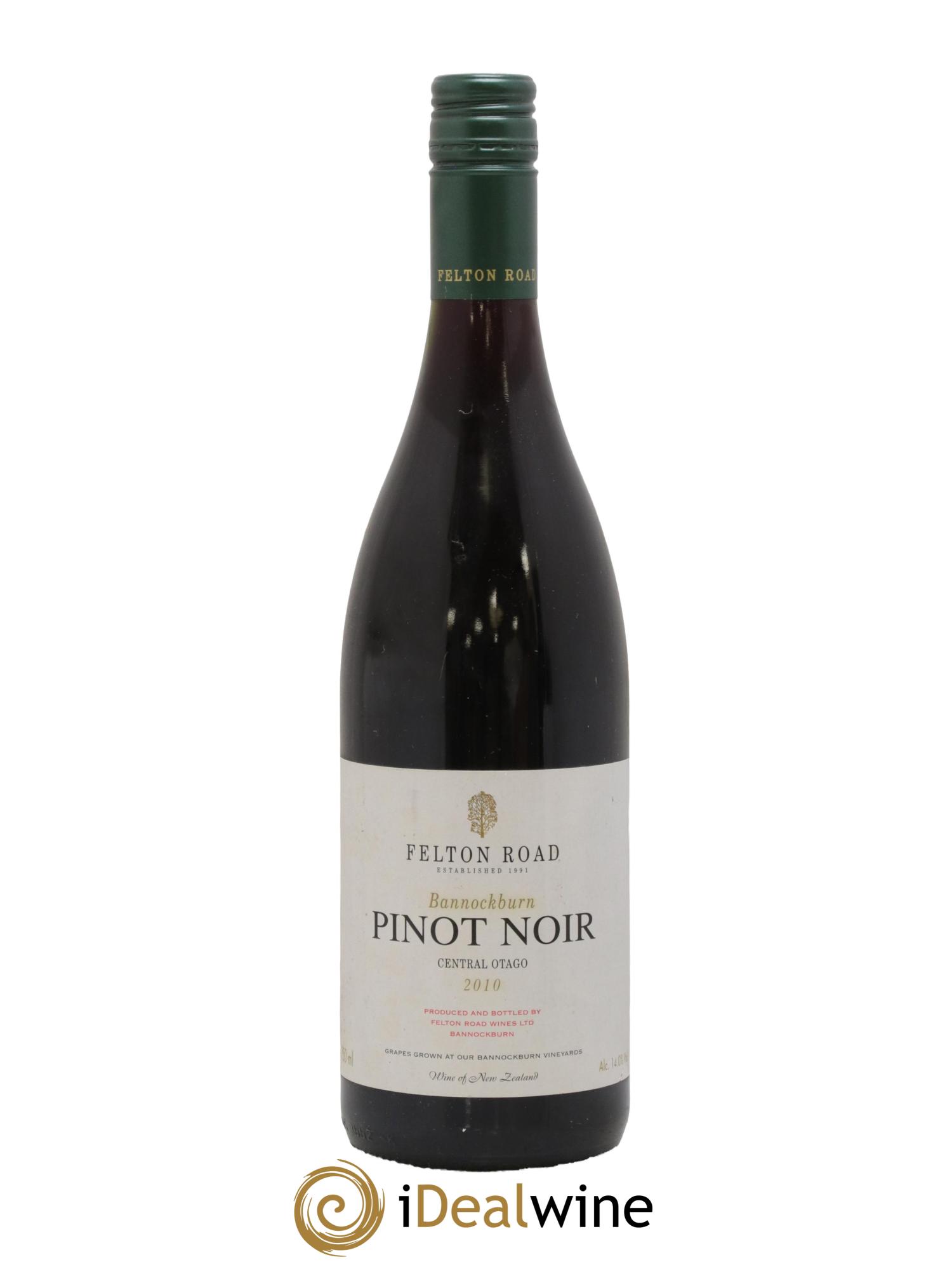 Central Otago Felton Road Bannockburn Pinot Noir 2010 - Posten von 1 Flasche - 0