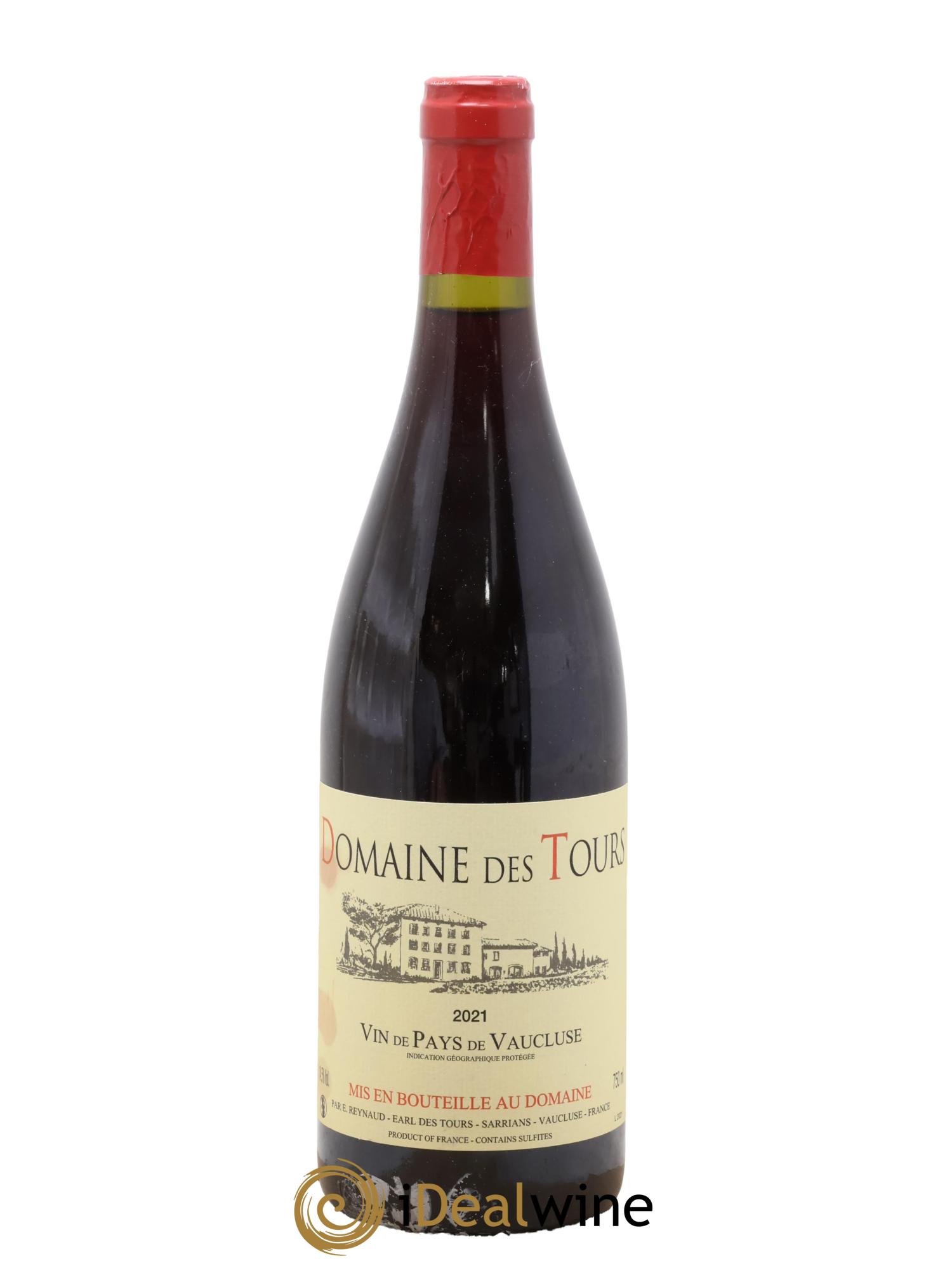 Vaucluse (Vin de Pays de Vaucluse) Domaine des Tours Emmanuel Reynaud 2021 - Lot de 1 bouteille - 0