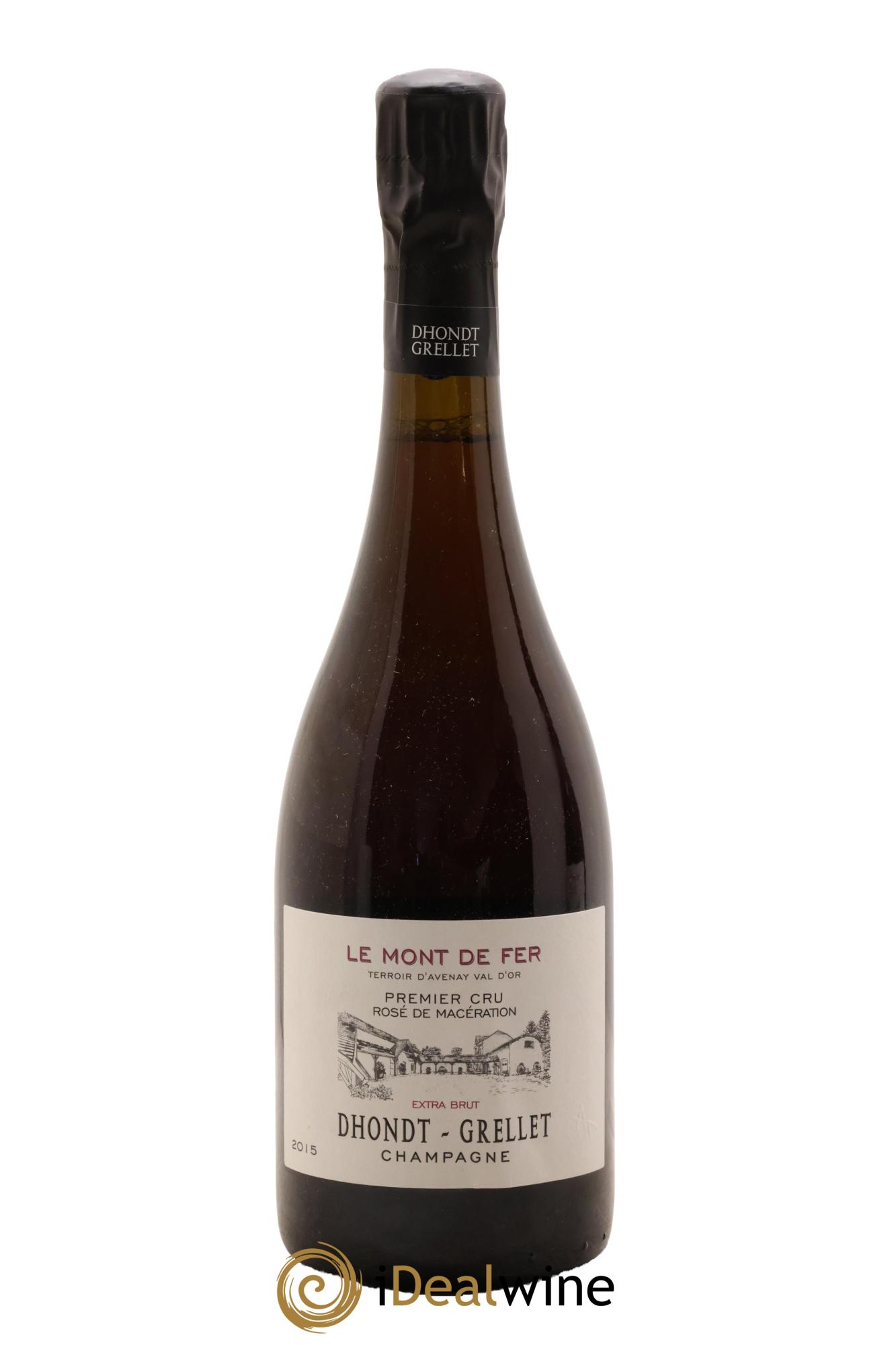 Le Mont de Fer Rosé de macération Extra-Brut Dhondt Grellet - Lot de 1 bouteille - 0
