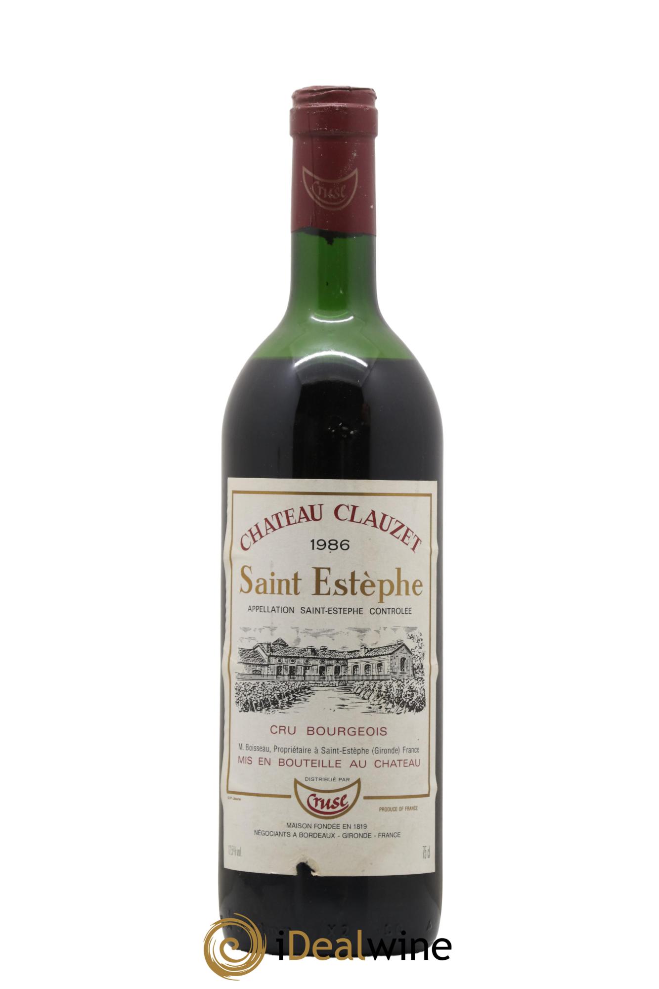 Château Clauzet 1986 - Posten von 1 Flasche - 0