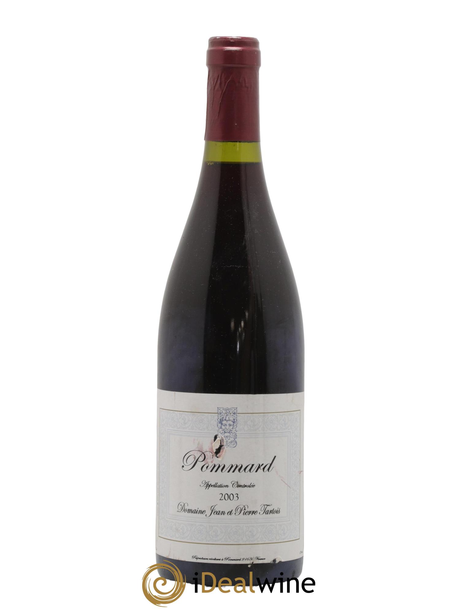Pommard Jean et Pierre Fartois 2003 - Lot de 1 bouteille - 0