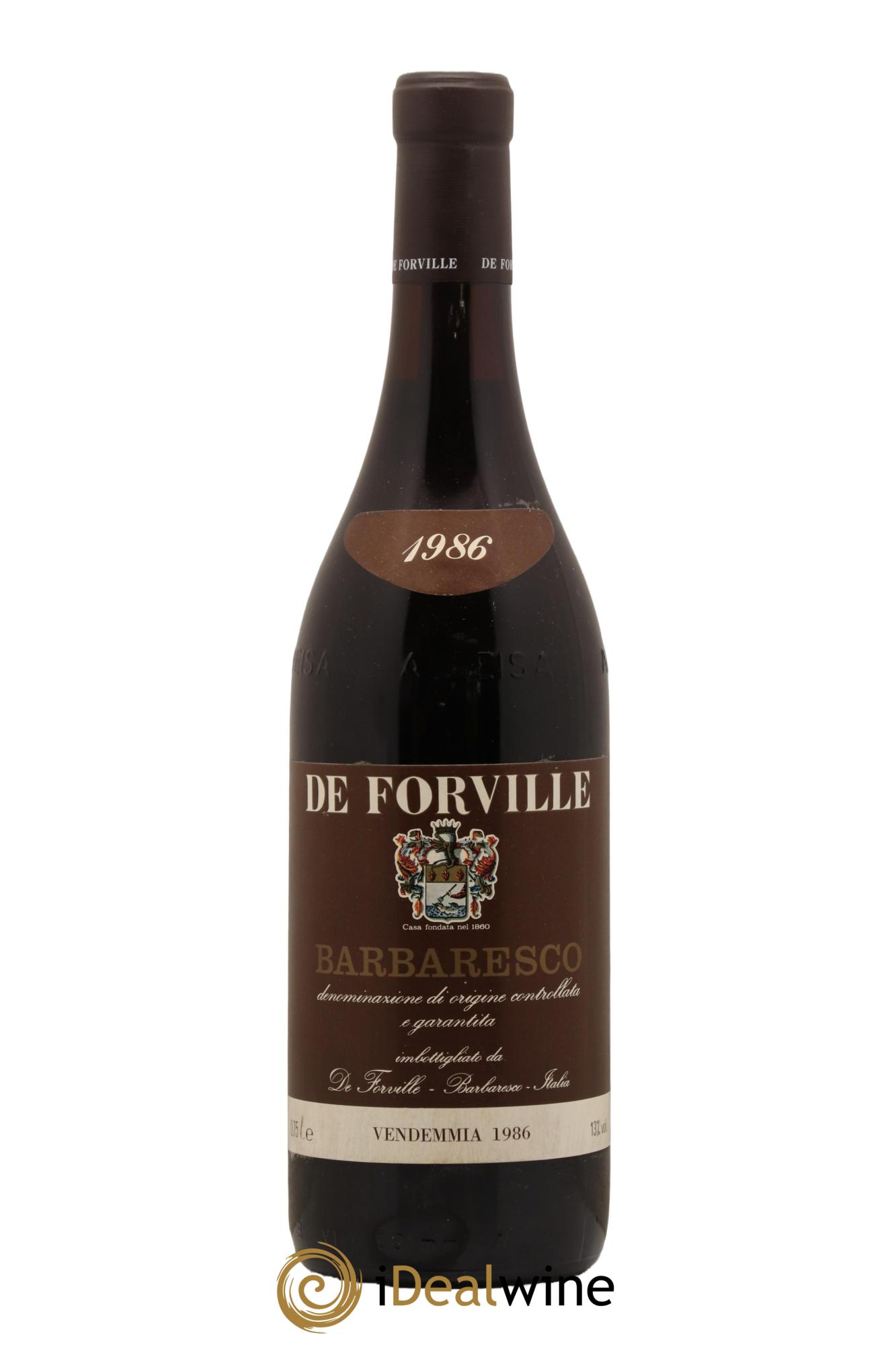 Barbaresco DOCG de Forville 1986 - Lot de 1 bouteille - 0