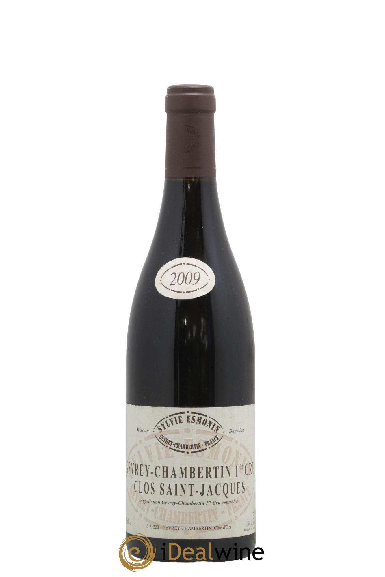 Gevrey-Chambertin 1er Cru Clos Saint Jacques Sylvie Esmonin 2009 - Lot de 1 bouteille - 0