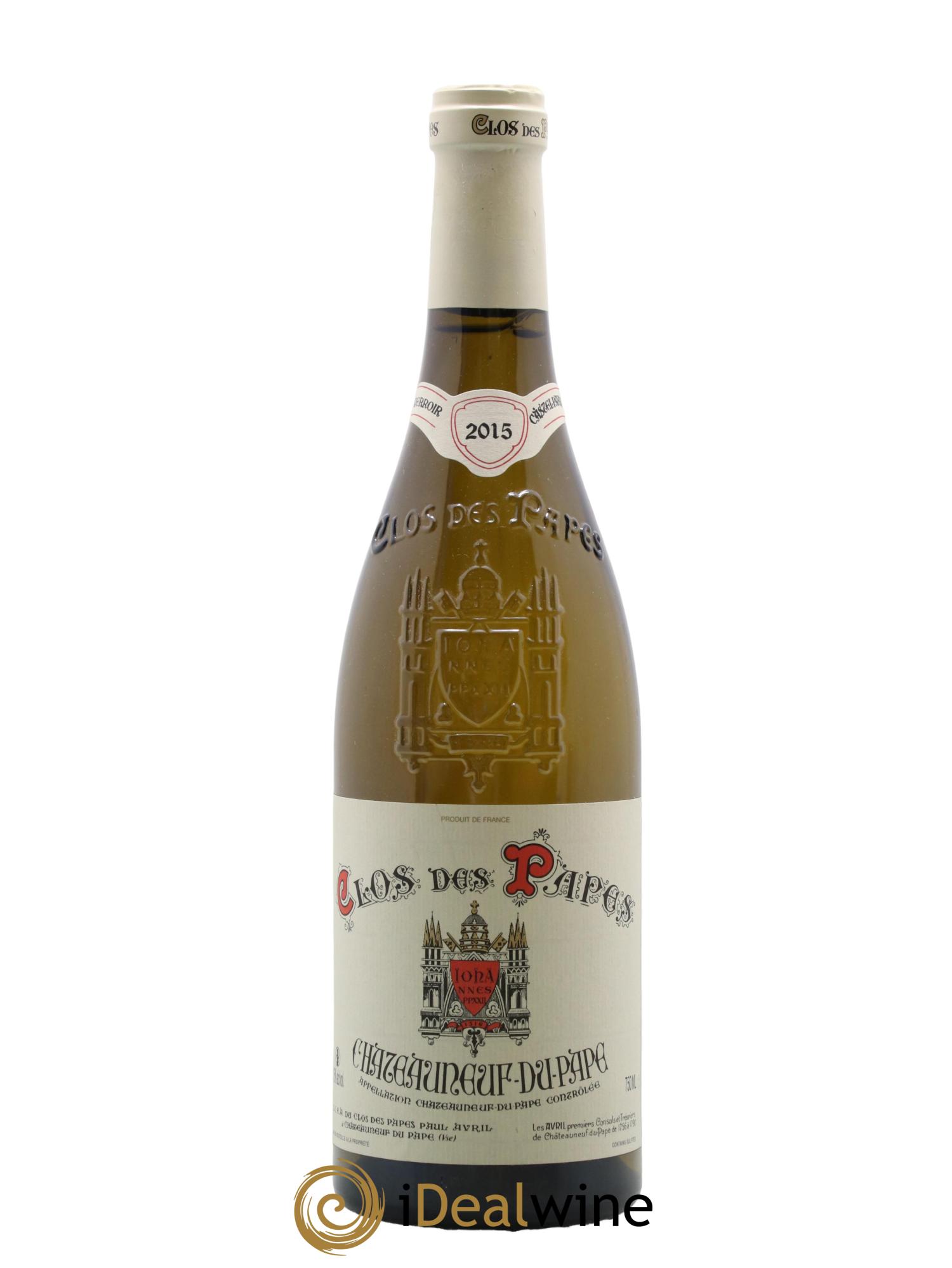 Châteauneuf-du-Pape Clos des Papes - Paul Avril 2015 - Lot de 1 bouteille - 0