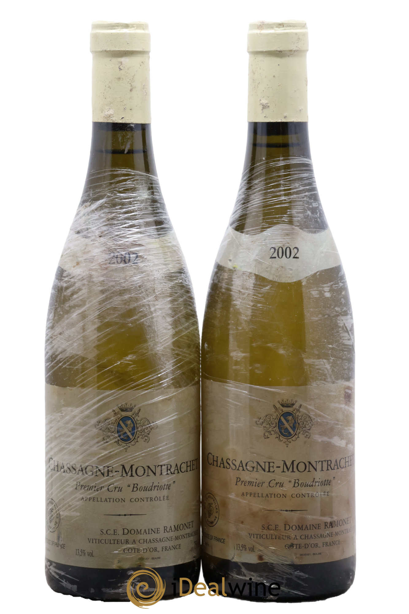 Chassagne-Montrachet 1er Cru Boudriotte Ramonet (Domaine) 2002 - Lotto di 2 bottiglie - 0