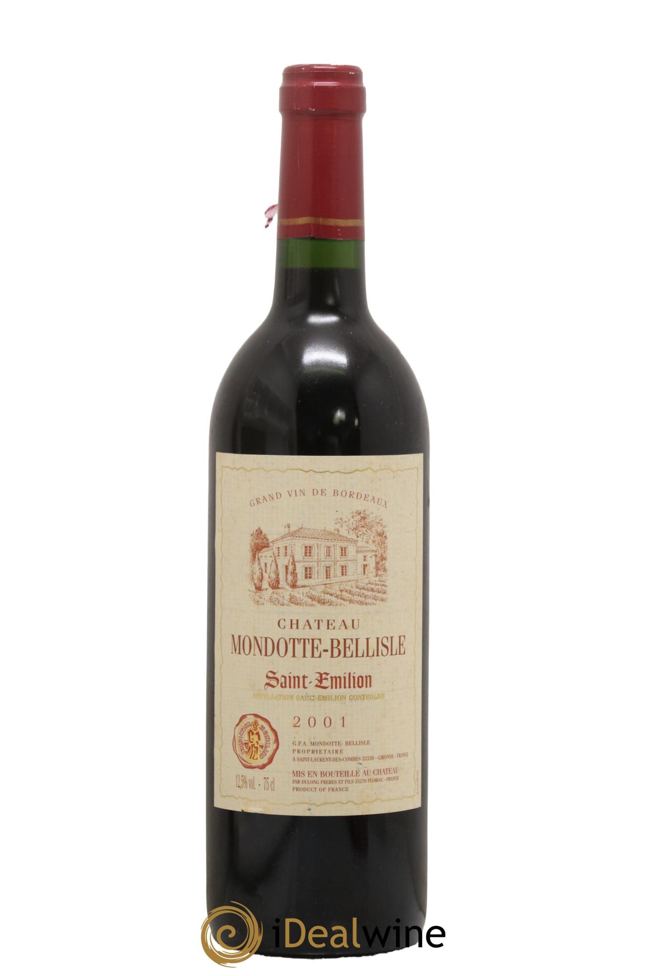 Saint-Émilion Mondotte-Bellisle 2001 - Lot de 1 bouteille - 0