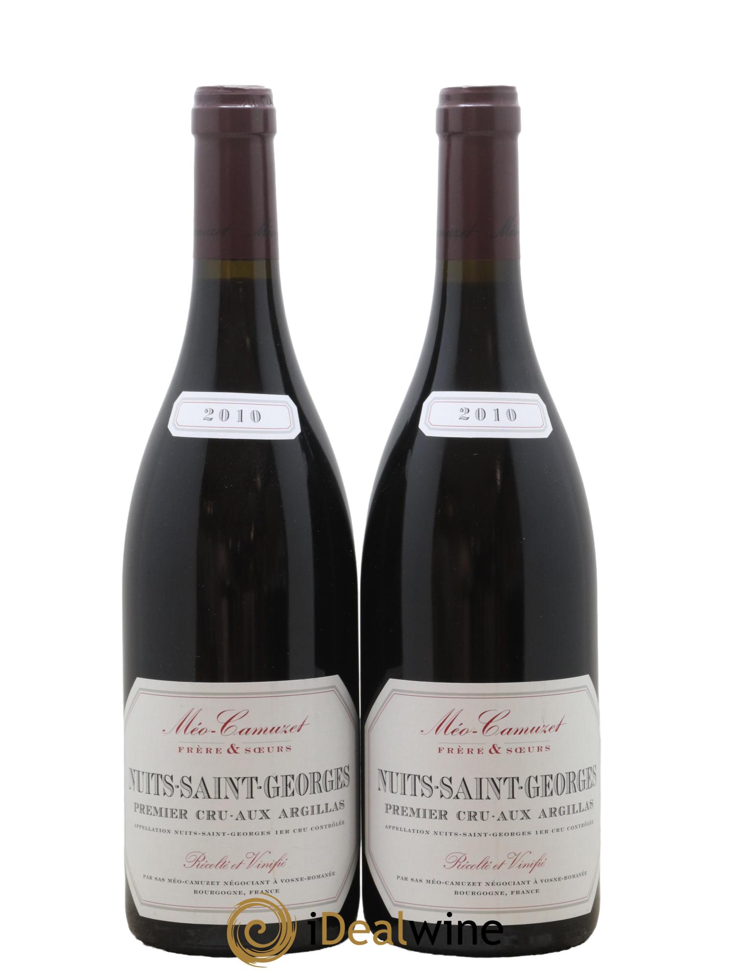Nuits-Saint-Georges 1er Cru Argillas Méo-Camuzet (Frère & Soeurs) 2010 - Lot de 2 bouteilles - 0