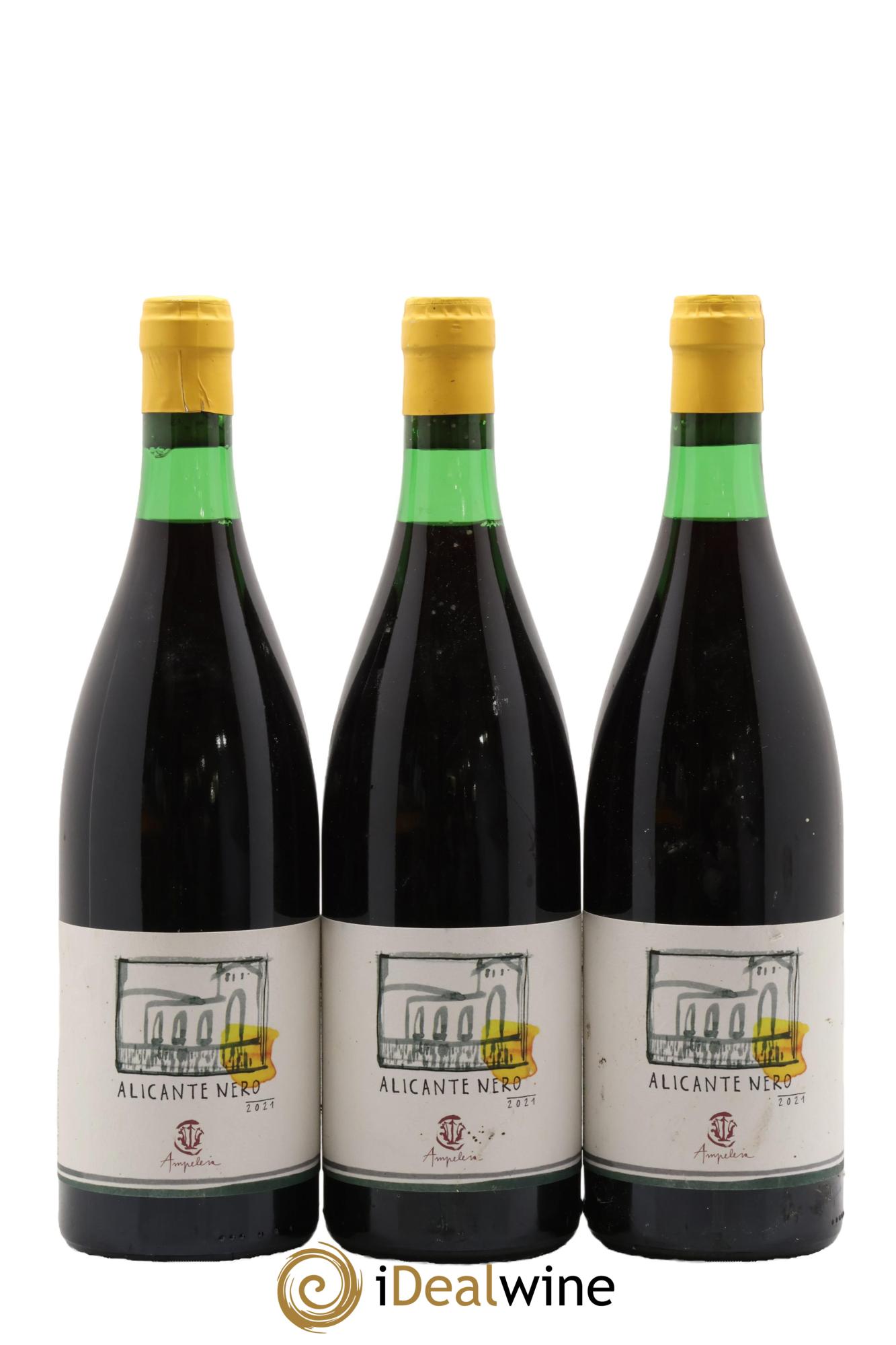 Italie Maremma Toscana Alicante Nero Domaine Ampeleia 2021 - Lot de 3 bouteilles - 0