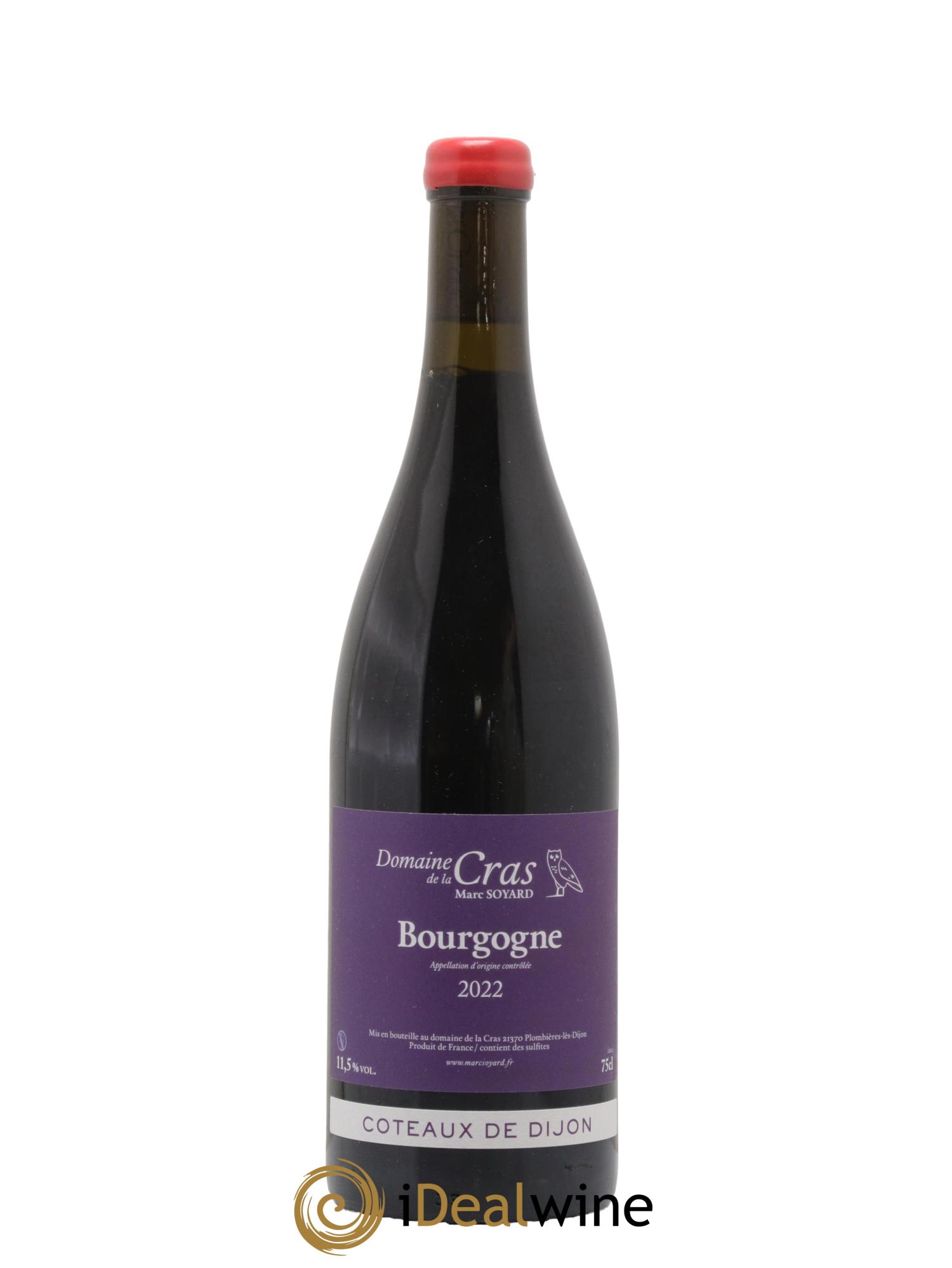 Coteaux de Dijon Domaine de la Cras - Marc Soyard 2022 - Lot de 1 bouteille - 0