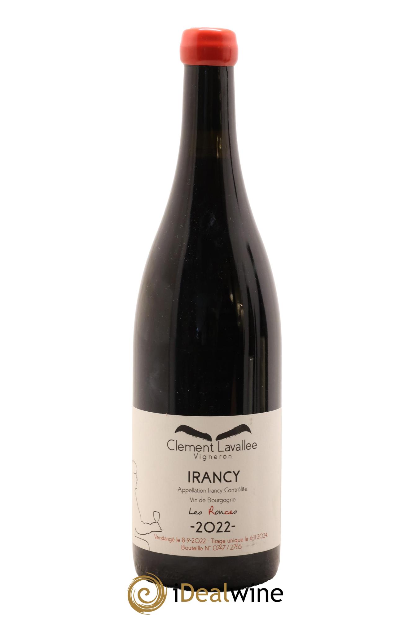 Irancy Les Ronces Clément Lavallée 2022 - Lot de 1 bouteille - 0