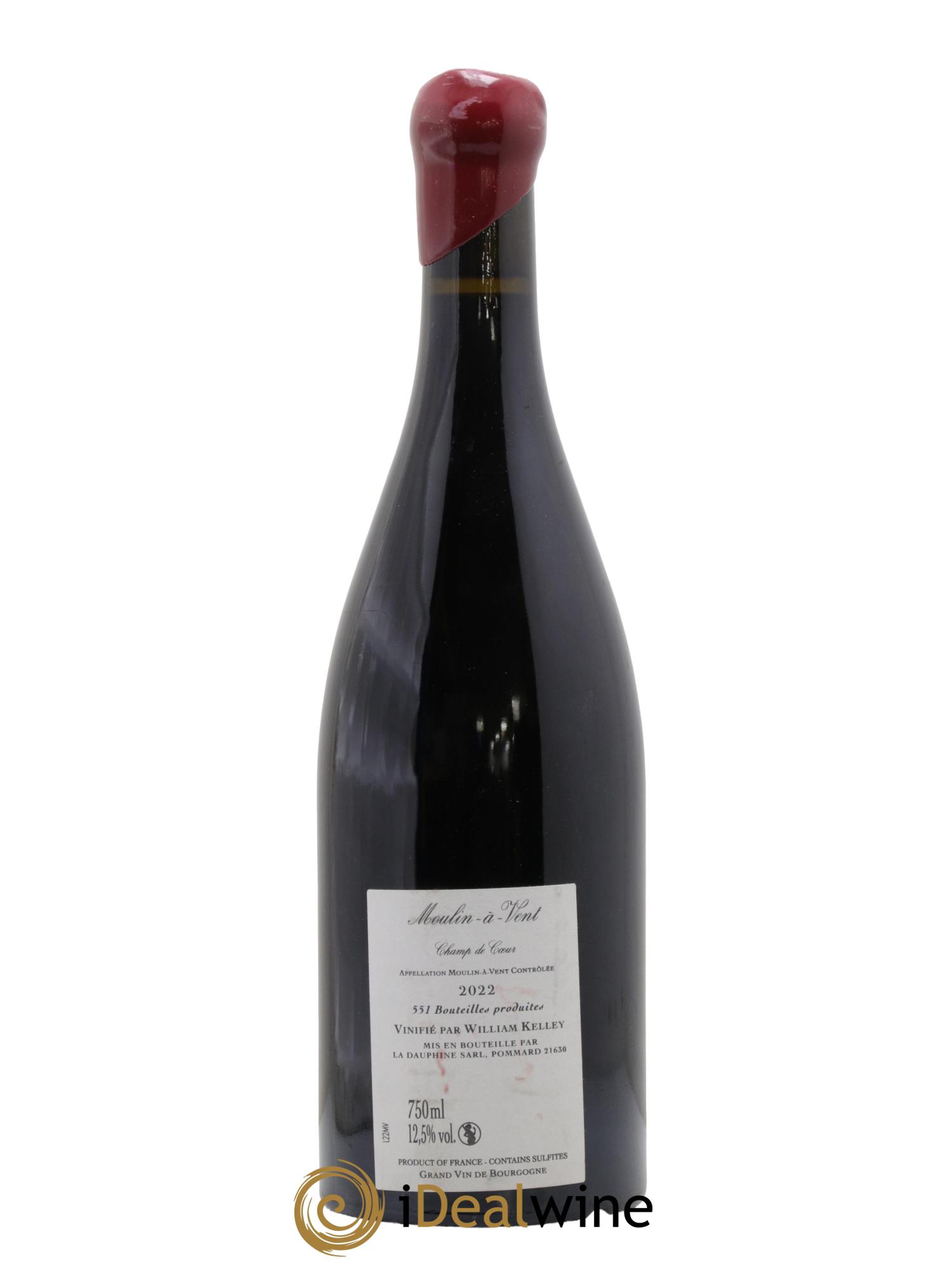 Moulin à Vent William Kelley 2022 - Lotto di 1 bottiglia - 1