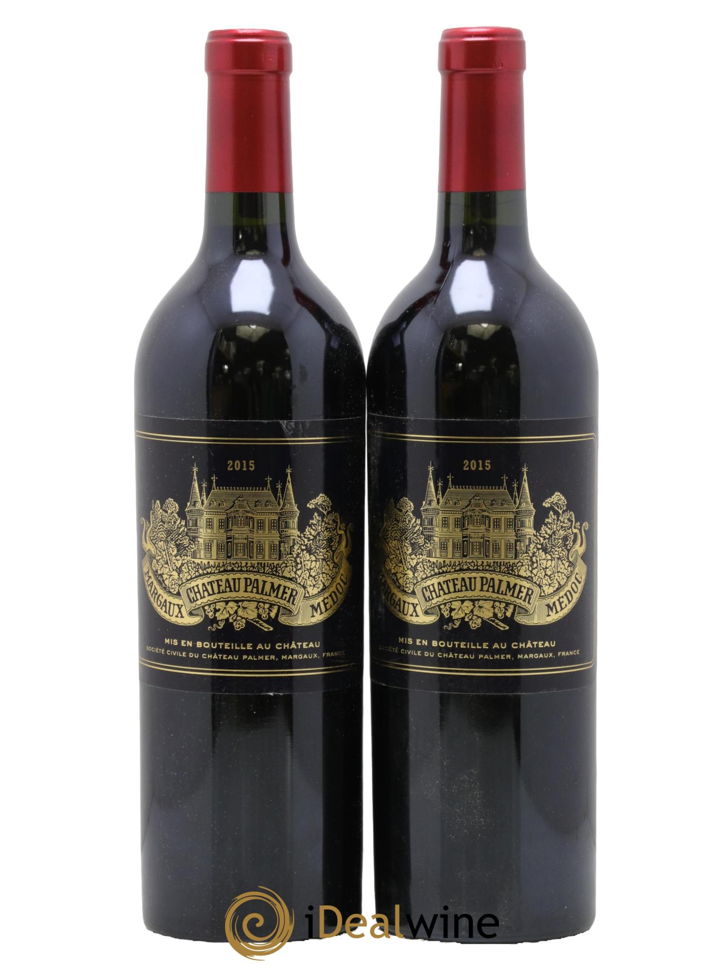 Château Palmer 3ème Grand Cru Classé 2015 - Lot of 2 bottles - 0