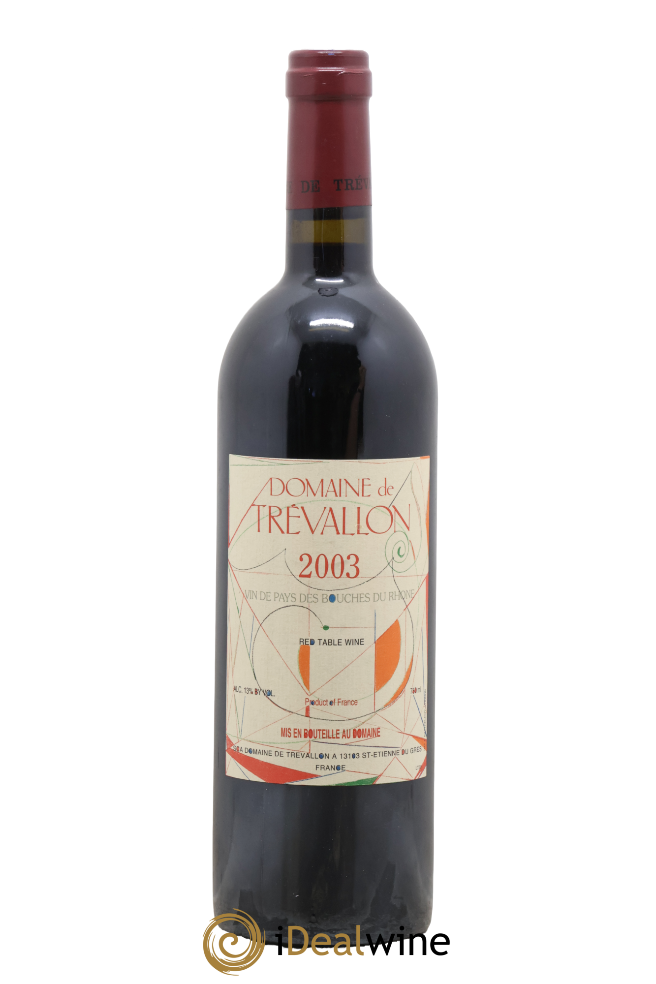 VDP Bouches du Rhône Trévallon (Domaine de) Eloi Dürrbach 2003 - Lotto di 1 bottiglia - 0
