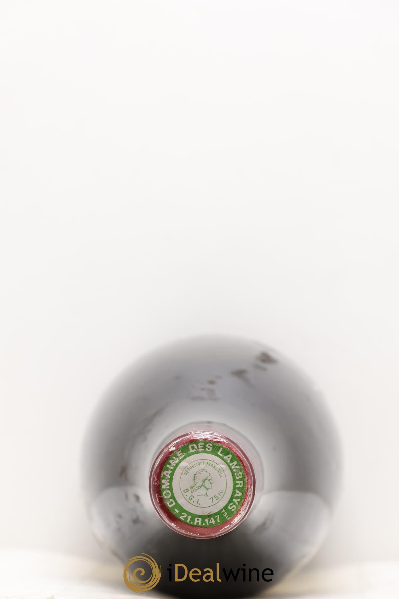 Clos des Lambrays Grand Cru Domaine des Lambrays 1989 - Lot de 1 bouteille - 1