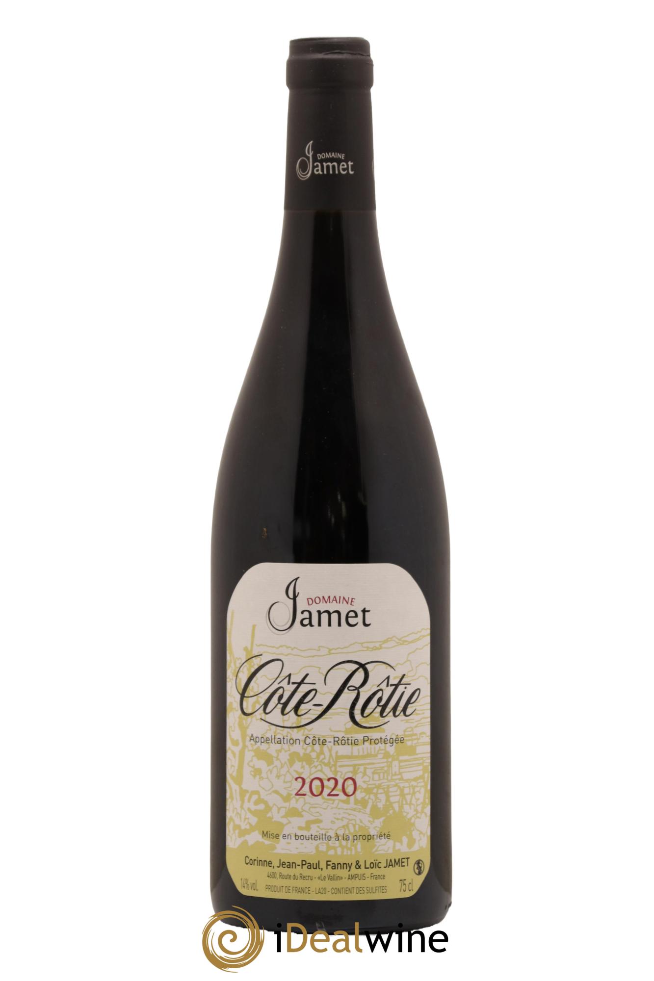 Côte-Rôtie Jamet (Domaine) 2020 - Lot de 1 bouteille - 0